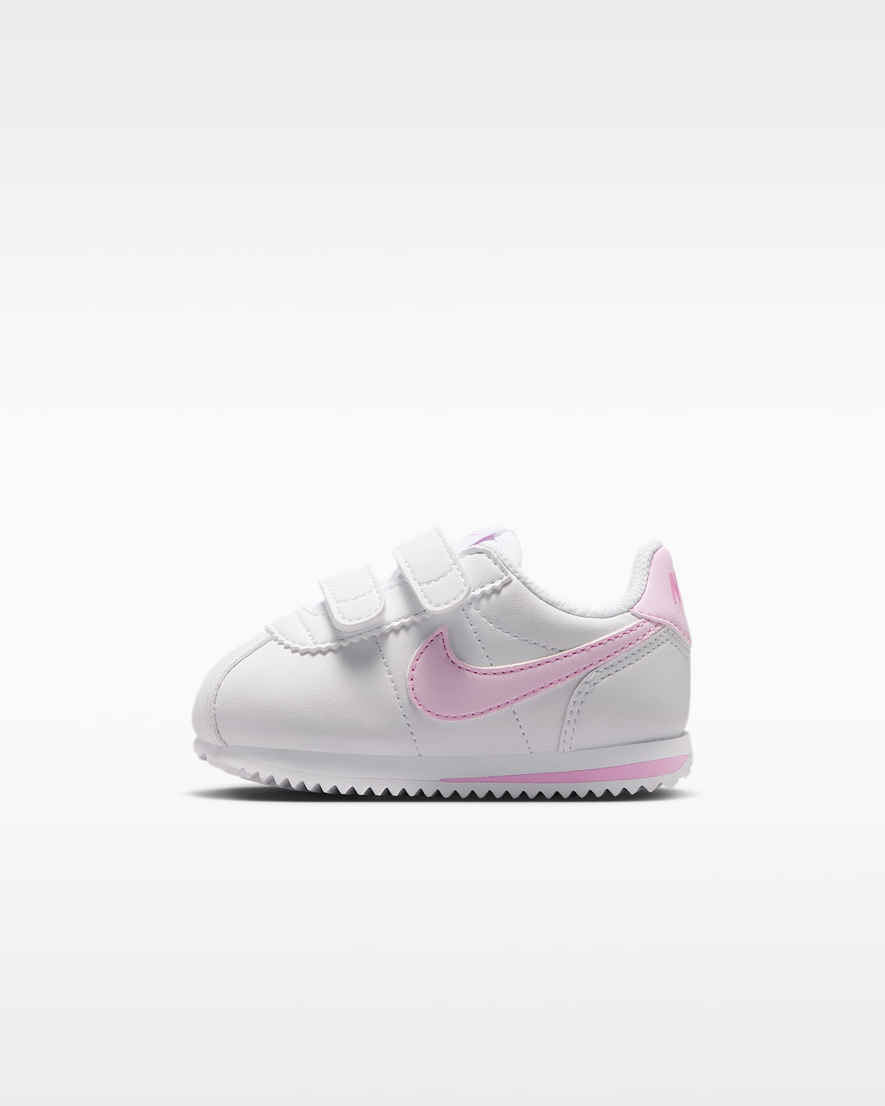 Nike Cortez 婴童运动鞋 - 白色/上升粉/泡沫粉