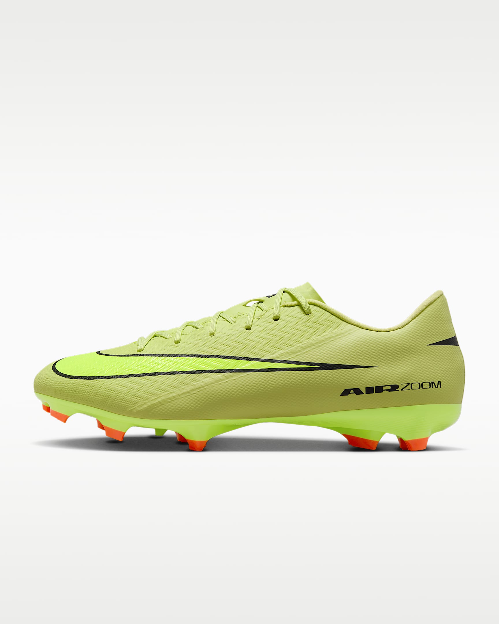 Nike Mercurial Vapor 16 Academy 耐克刺客系列男/女 MG 多种场地低帮足球鞋 - 亮石灰色/橙红/荧光黄