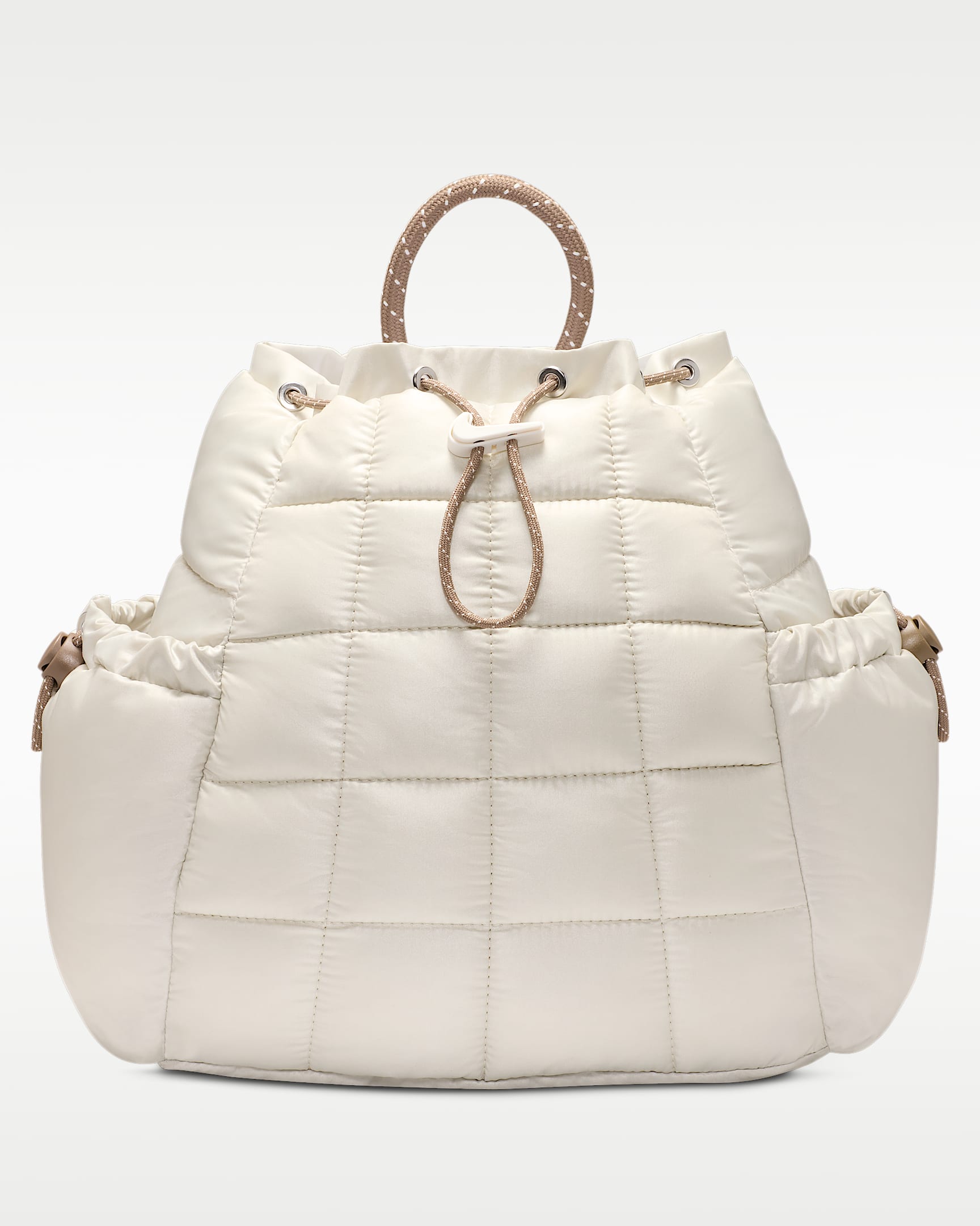 Nike Sportswear Puffle 双肩包 - 浅骨色/貂棕/帆白