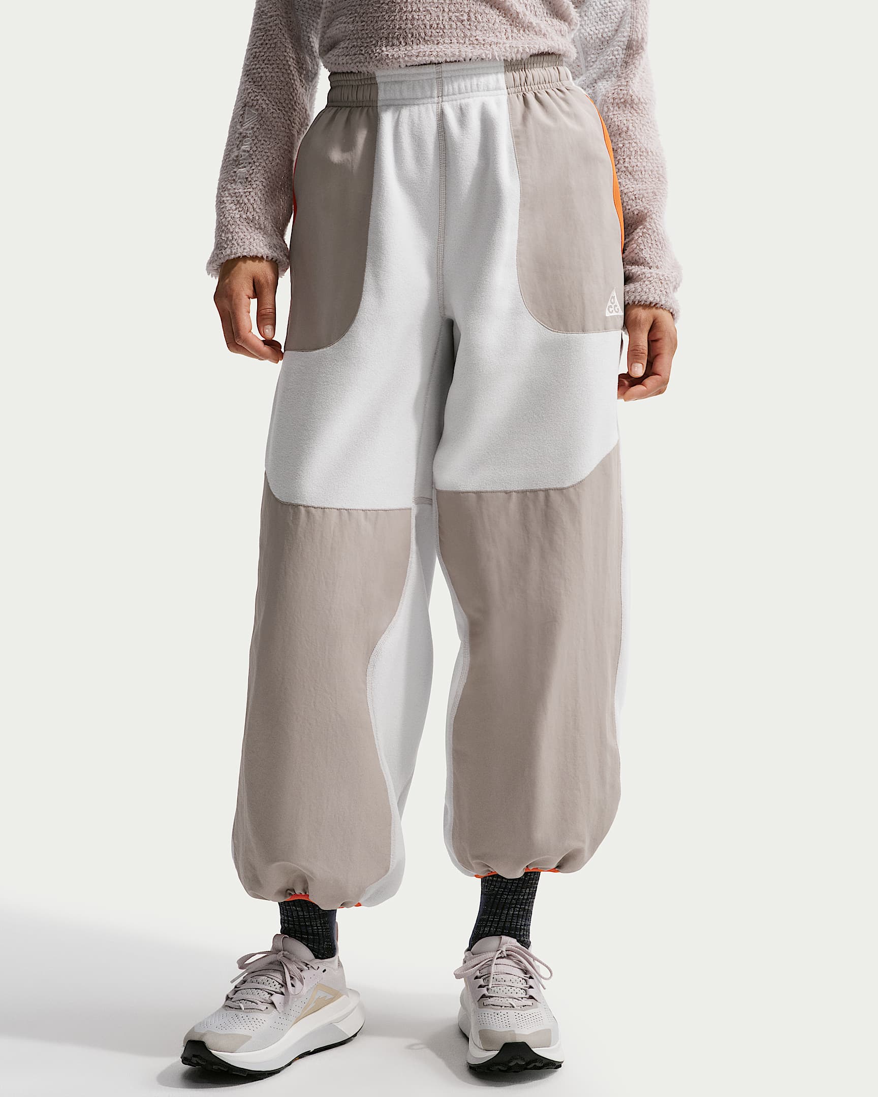 Nike ACG "Wolf Tree" Plus 男子摇粒绒长裤 - 尘光子色/大学灰/明亮紫/山峰白