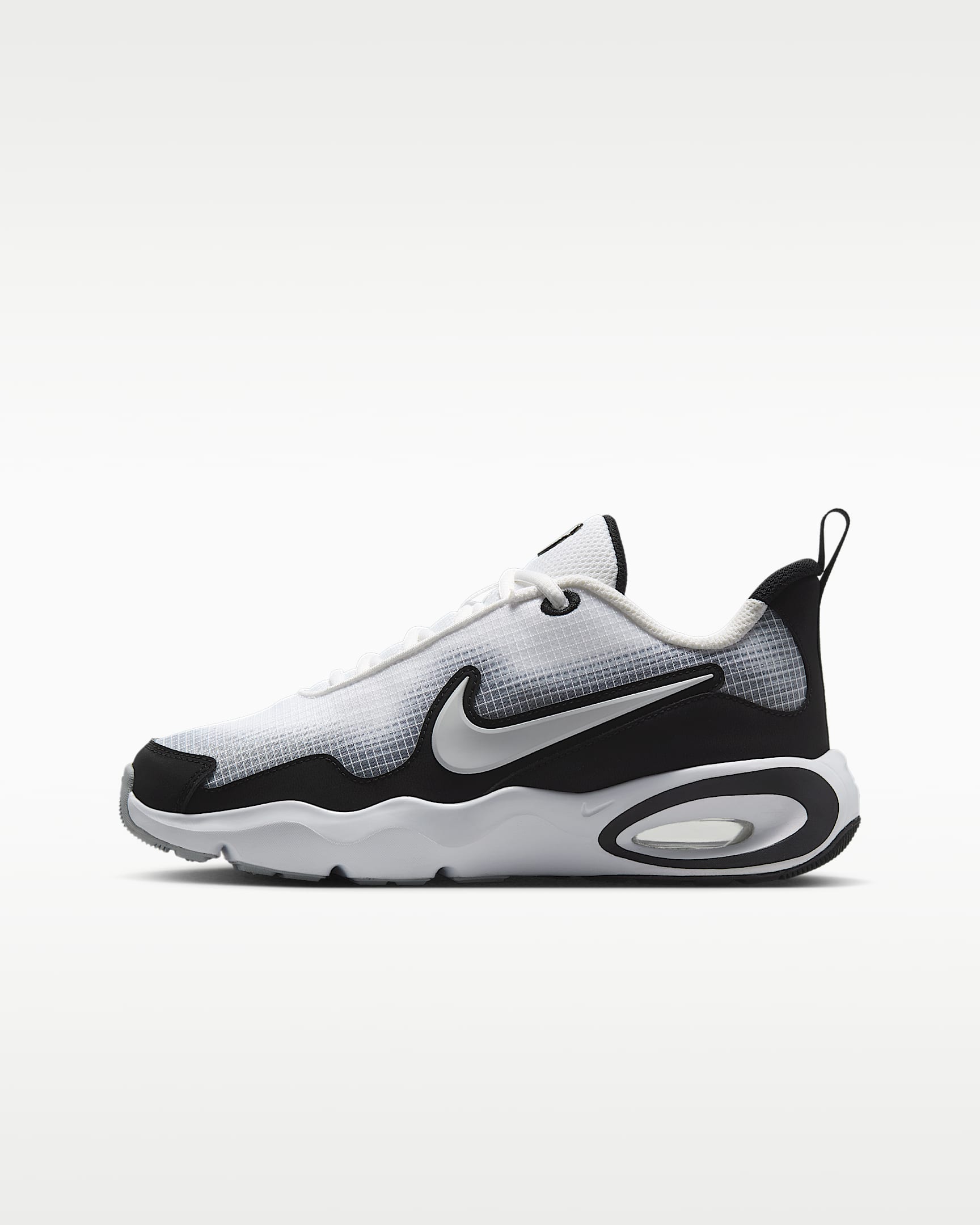 Nike Air Max Nova 大童运动鞋 - 白色/黑/狼灰/白色