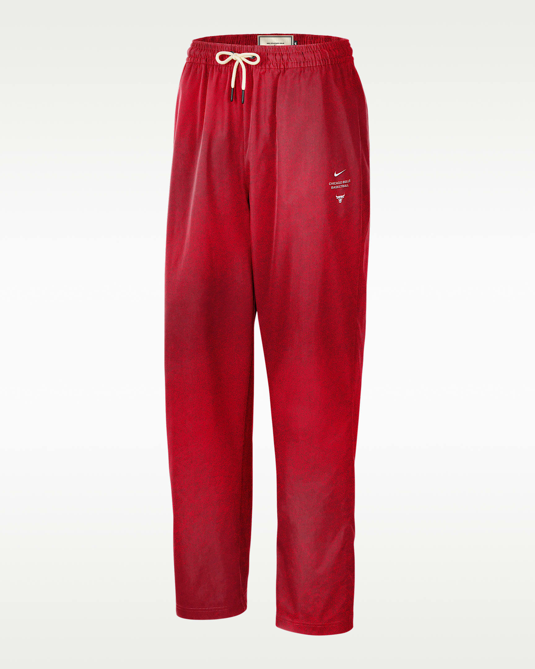 芝加哥公牛队 Standard Issue Nike NBA 队之魂系列男子速干梭织篮球长裤 - 大学红/黑/大学红/白色