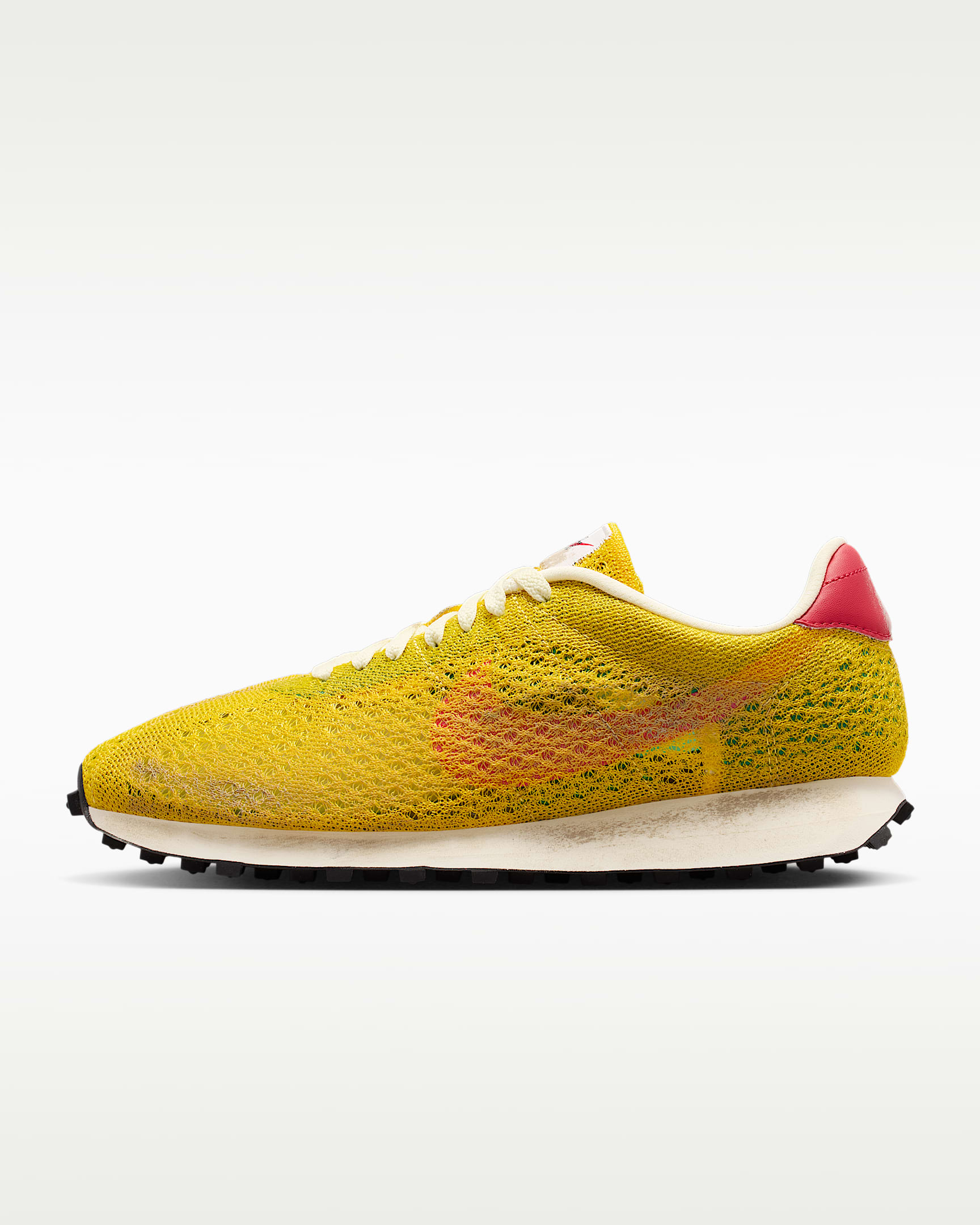 Nike LD-1000 Flyknit 男子运动鞋 - 阿马里洛黄/椰奶色/庭绿/大学红