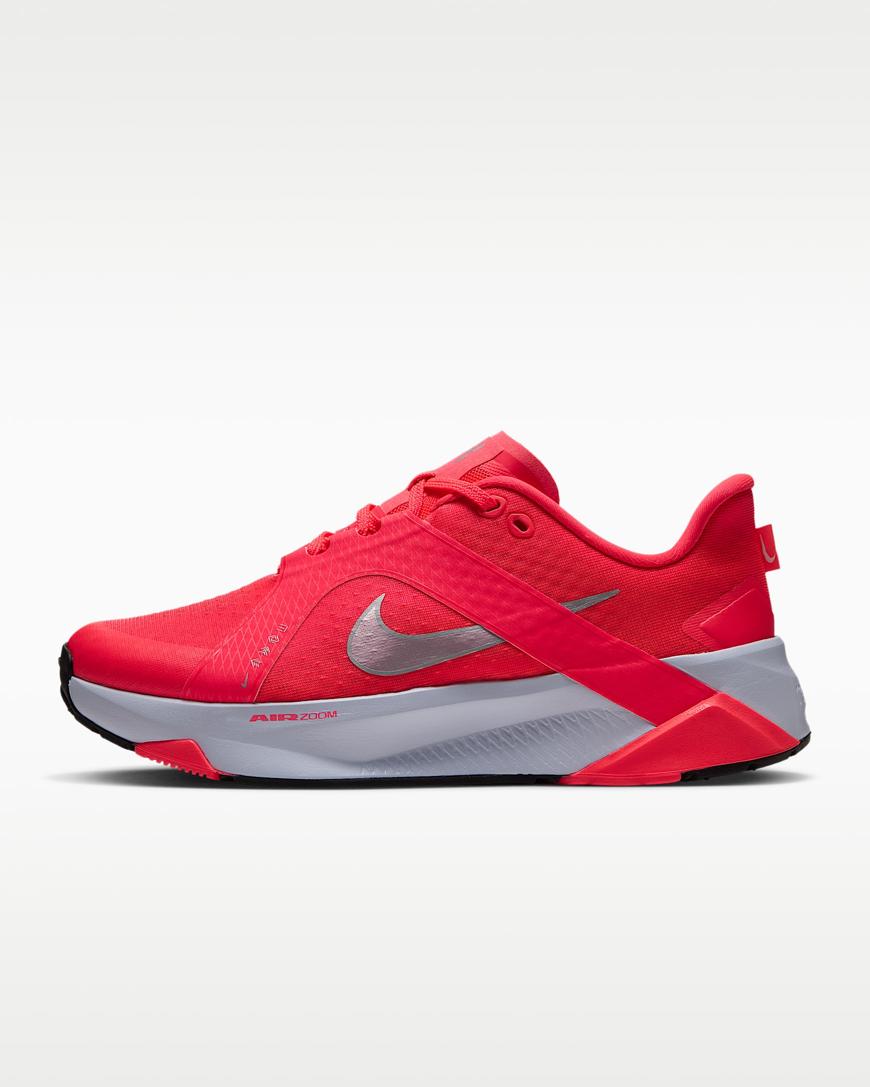 Nike Hybrid RN 耐克双炼女子全能型混合训练鞋 - 激光红/足球灰/足球灰/金属银