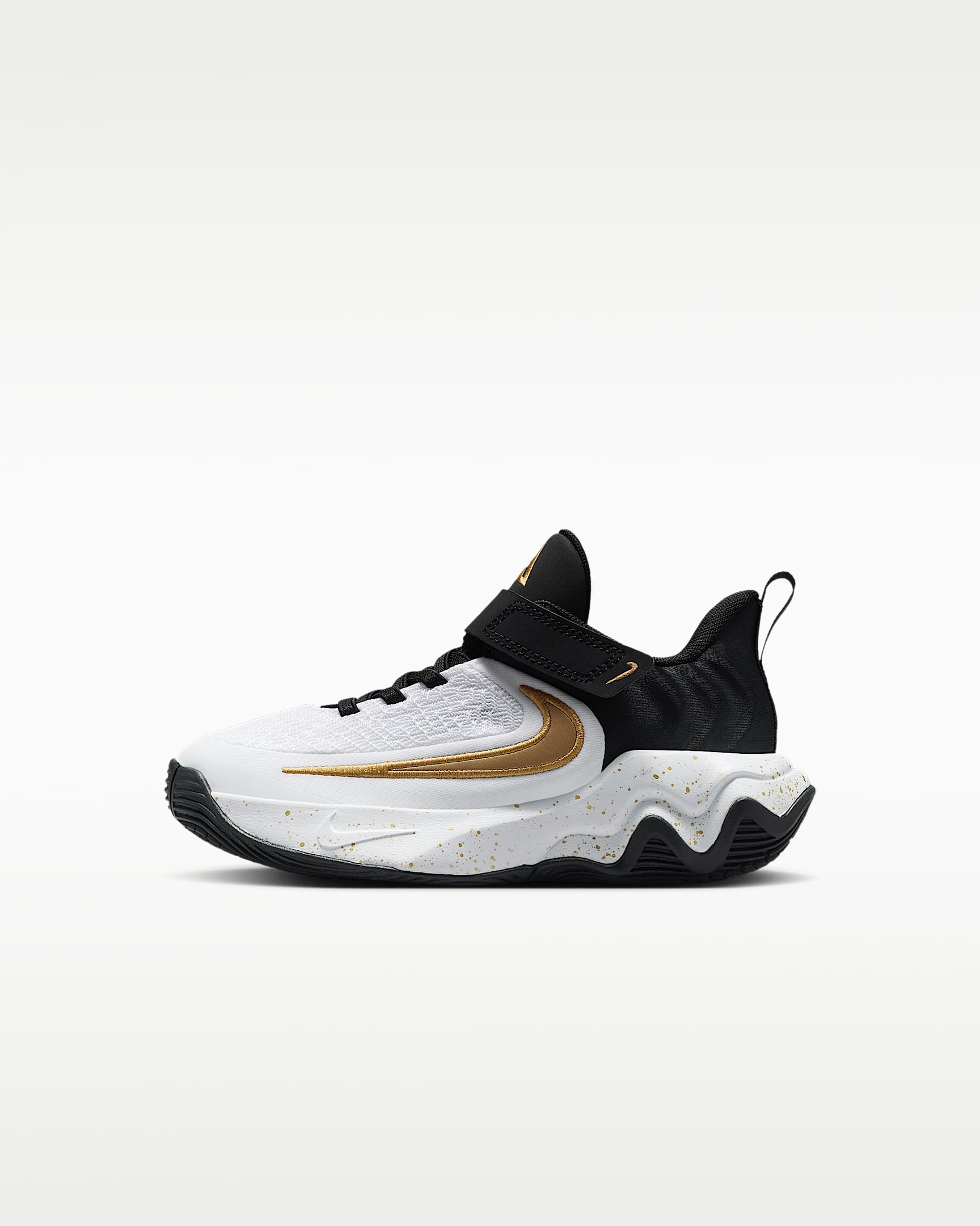 Giannis Immortality 4 耐克字母哥幼童运动鞋 - 黑/白色/金属色