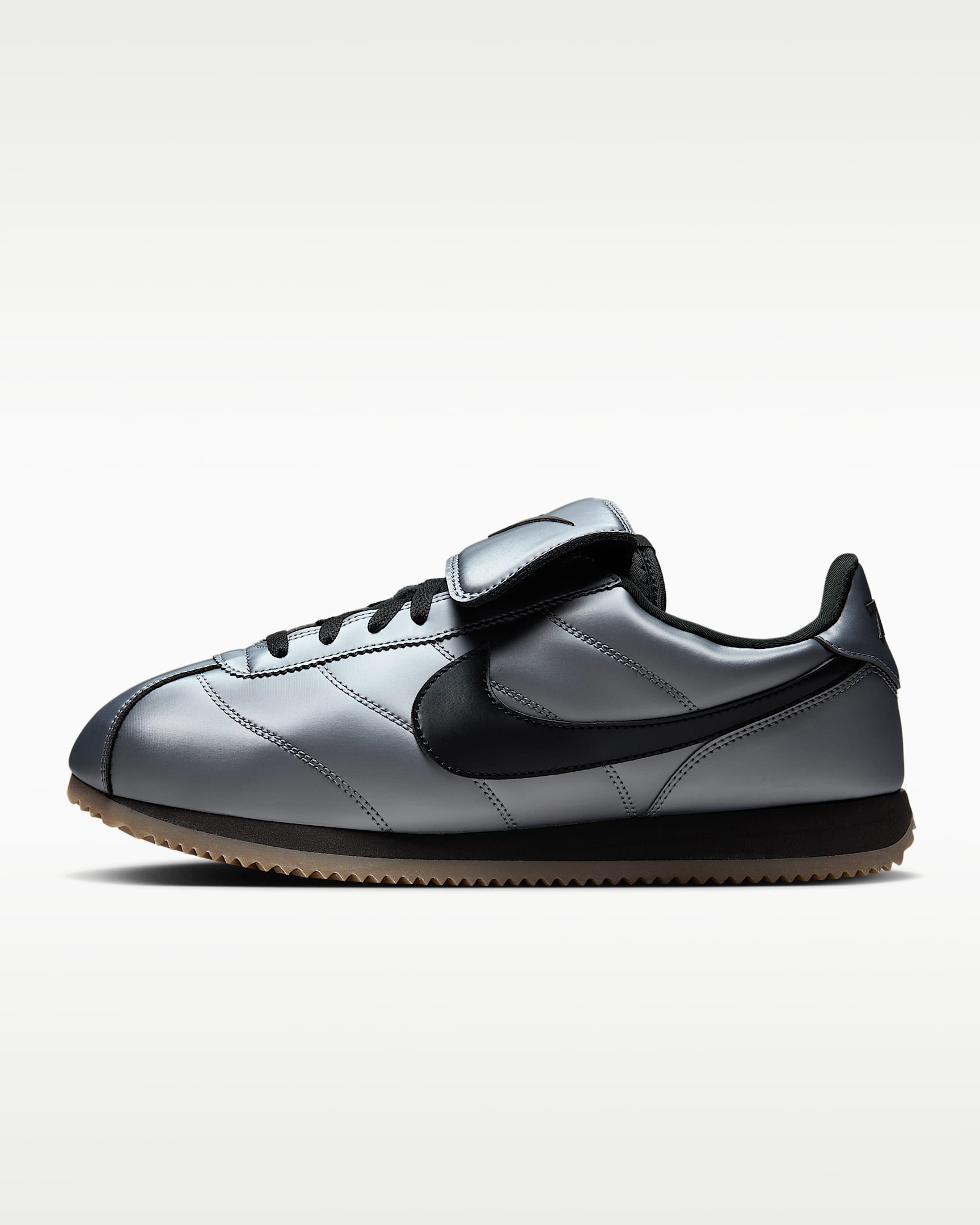 Nike Cortez SE 男子运动鞋 - 金属灰/橡皮暗褐/黑