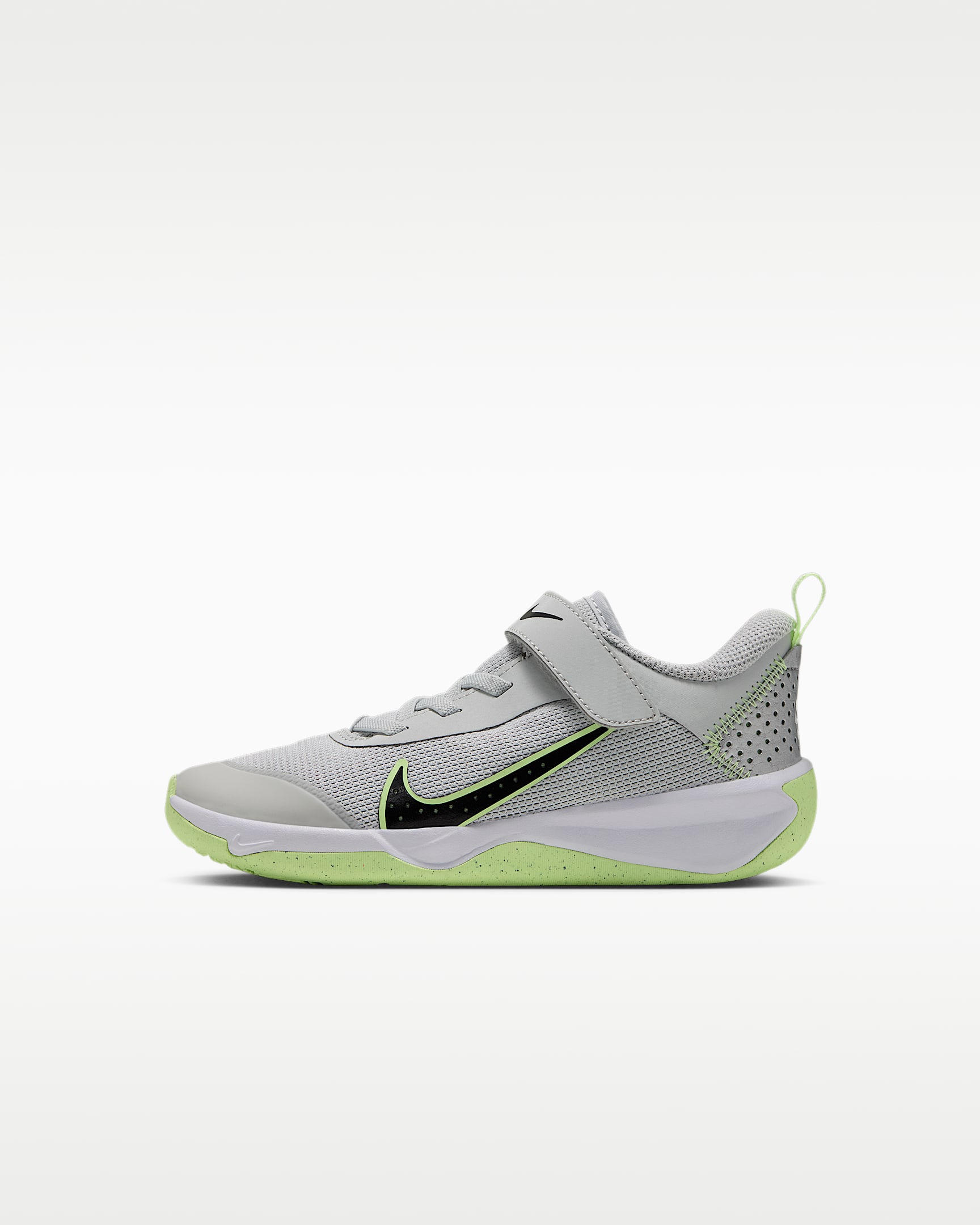 Nike Omni Multi-Court 幼童平衡车综合运动鞋 - 尘光子色/微黄绿/金属银/黑