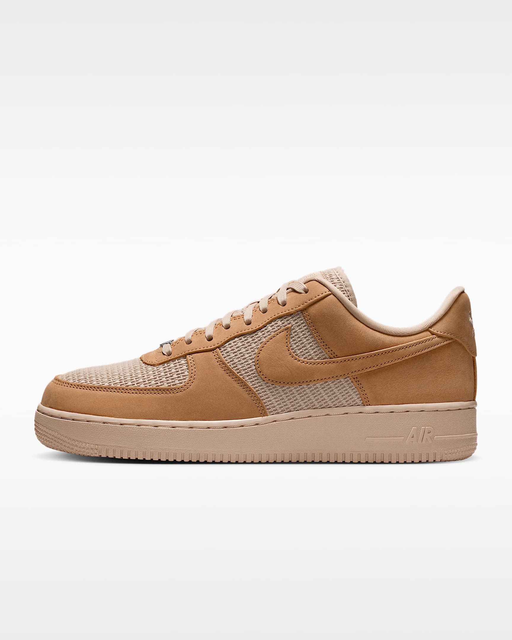 Nike Air Force 1 '07 LV8 男子空军一号运动鞋 - 麻线黄/亚麻/麻线黄
