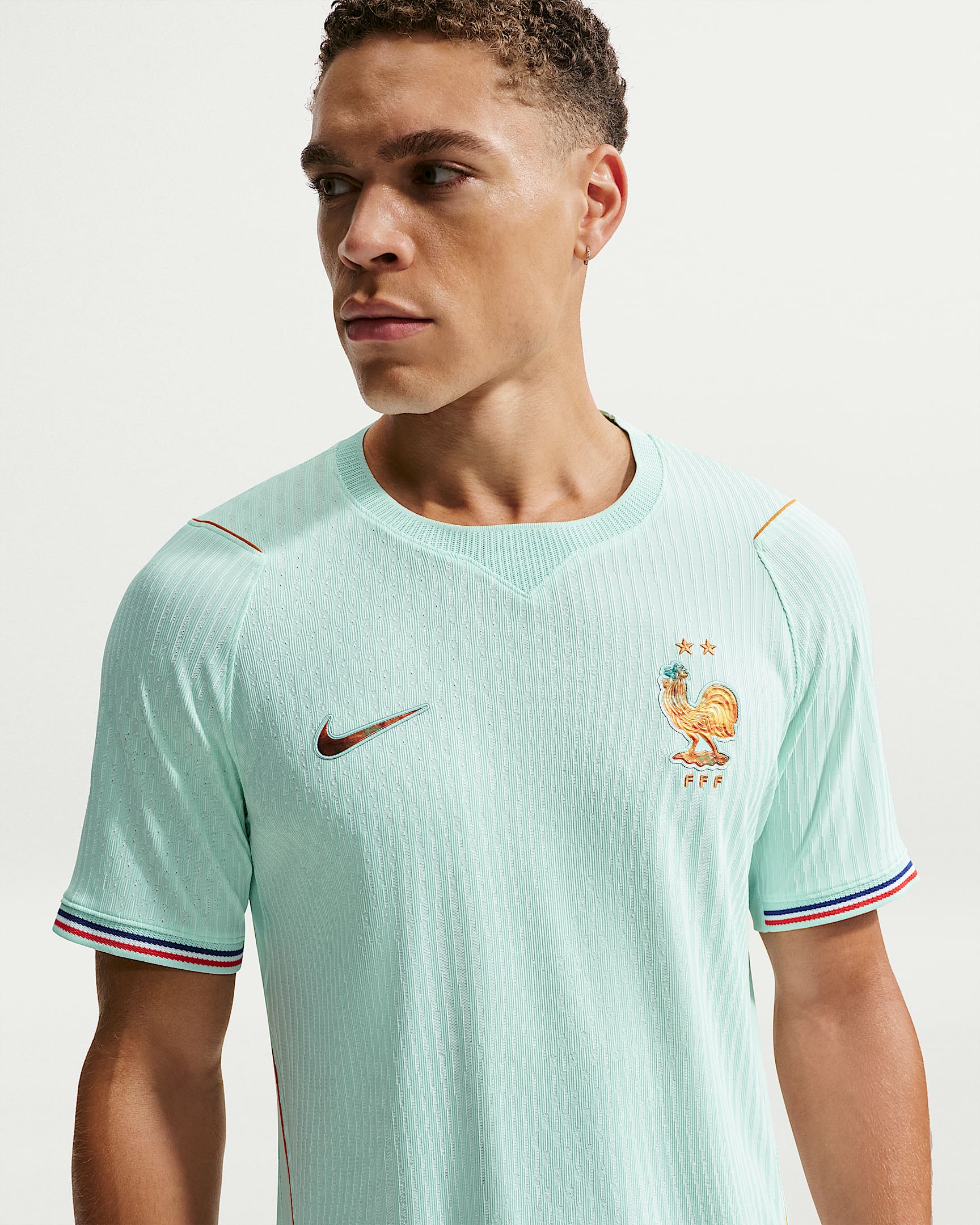 2026/27 赛季法国队客场球员版 Nike Aero-FIT 男子足球球衣 - 伊格鲁蓝/君王/君王