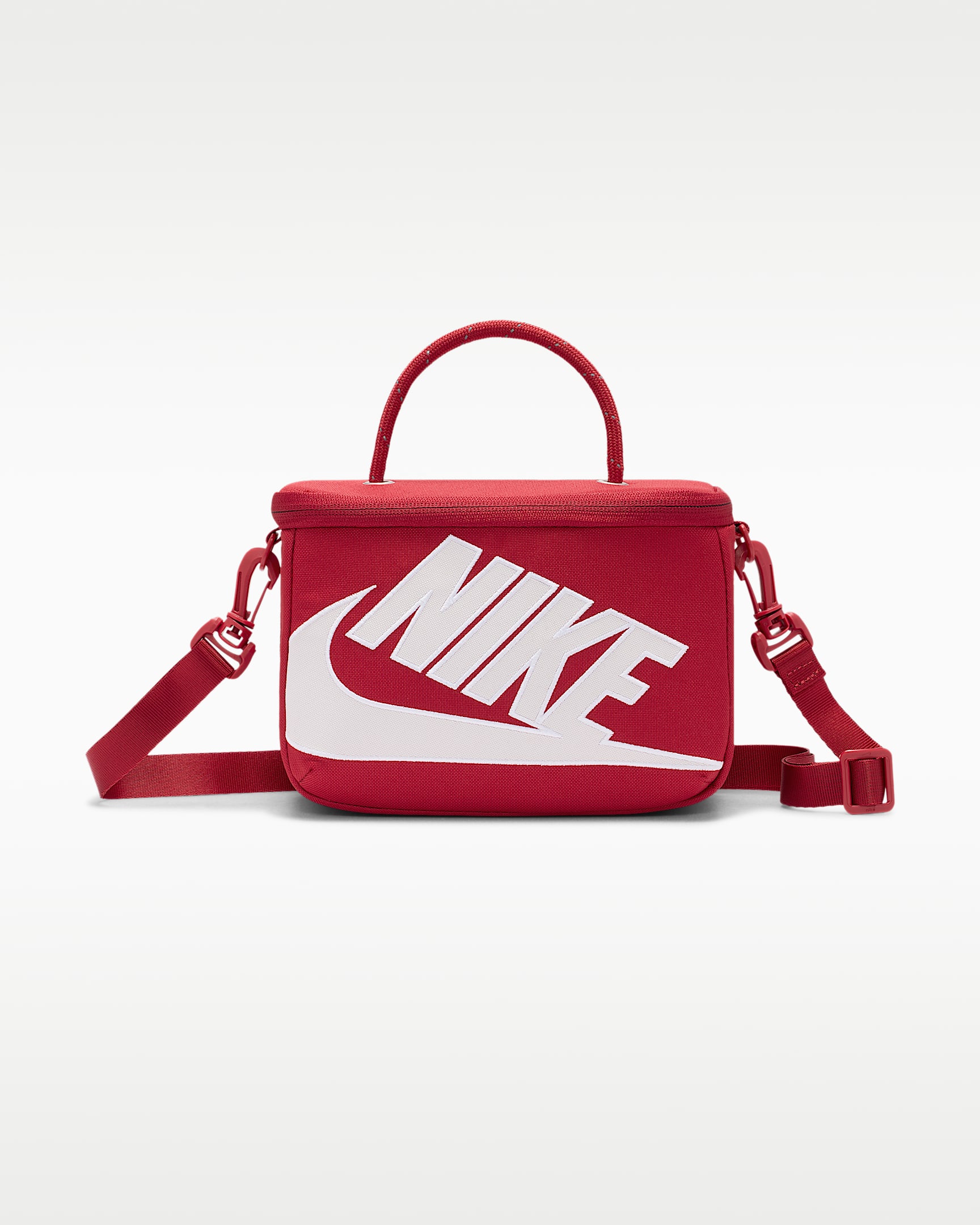 Nike 鞋盒式斜挎包 - 深红/深红/帆白