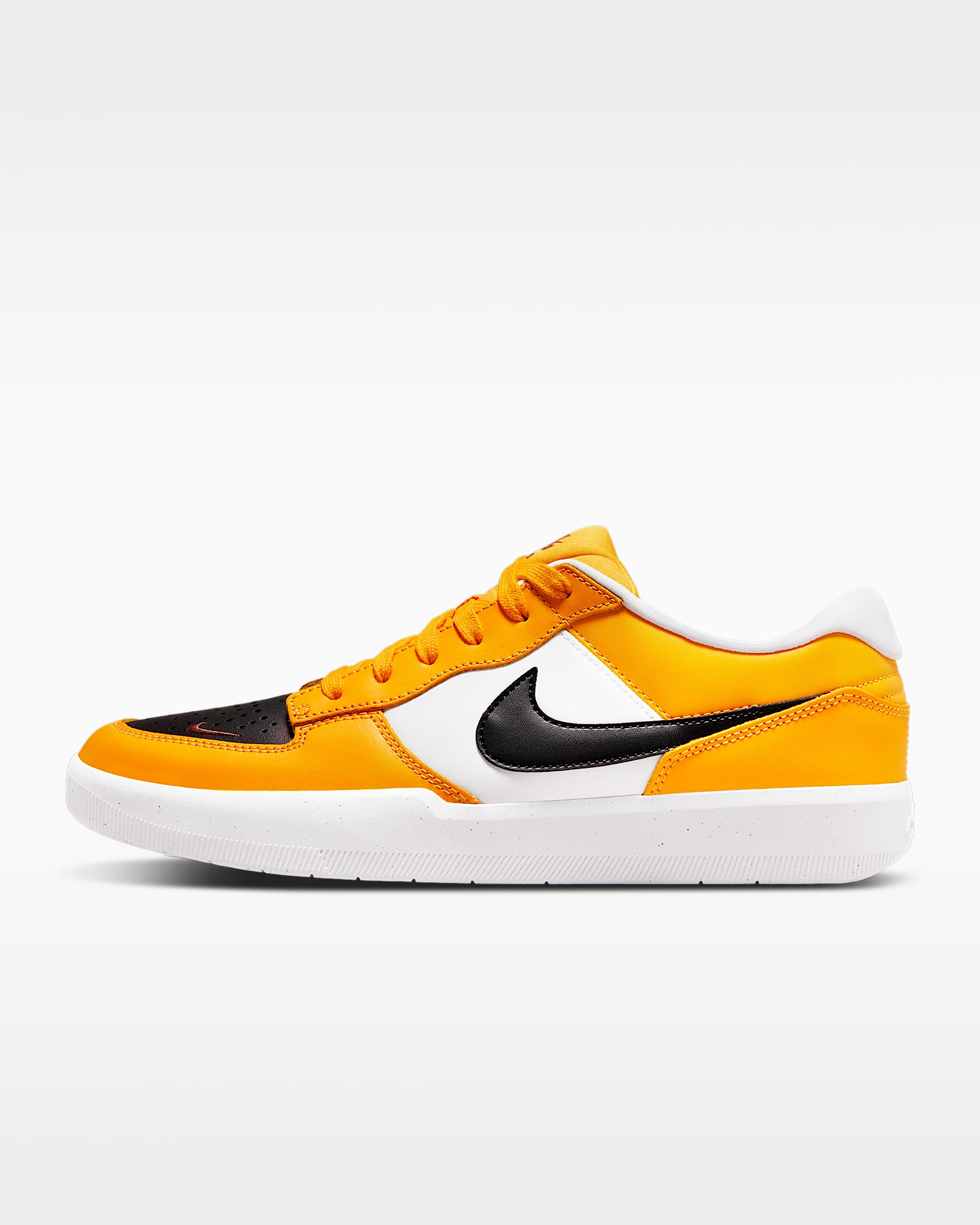 Nike SB Force 58 PRM L 男/女轻盈滑板鞋情侣 - 大学金/白色/胡桃黄/黑