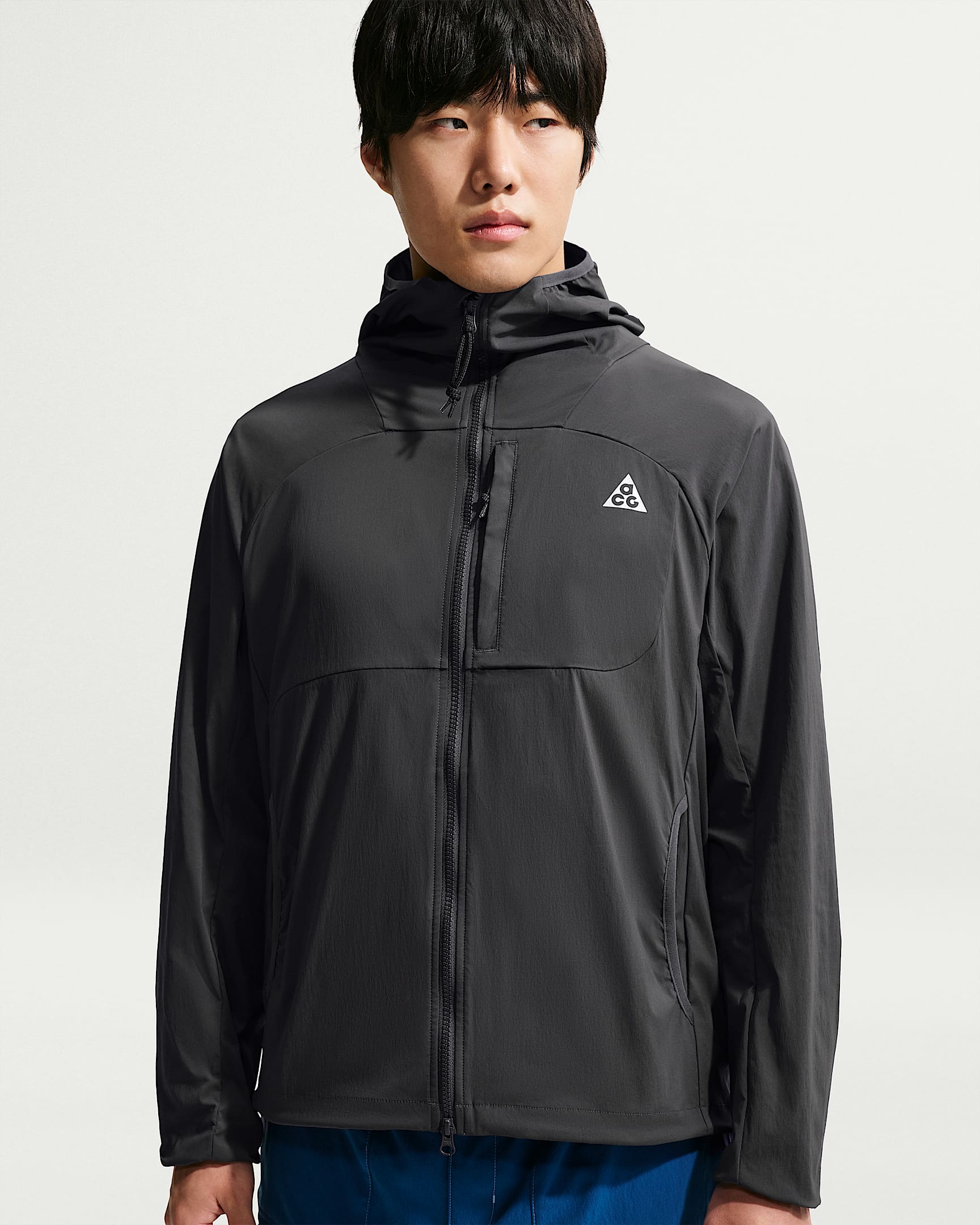 Nike ACG "Five Towers" 男子可收纳夹克 - 煤黑/煤黑/黑/山峰白