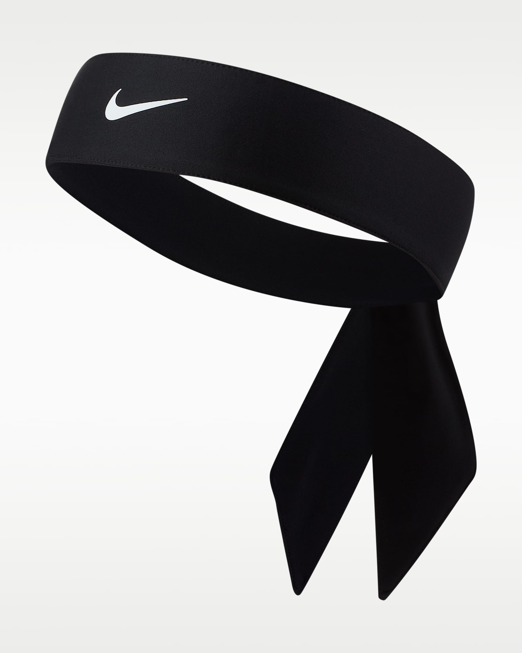 NikeCourt 速干网球头带（1 条） - 黑/白色/白色