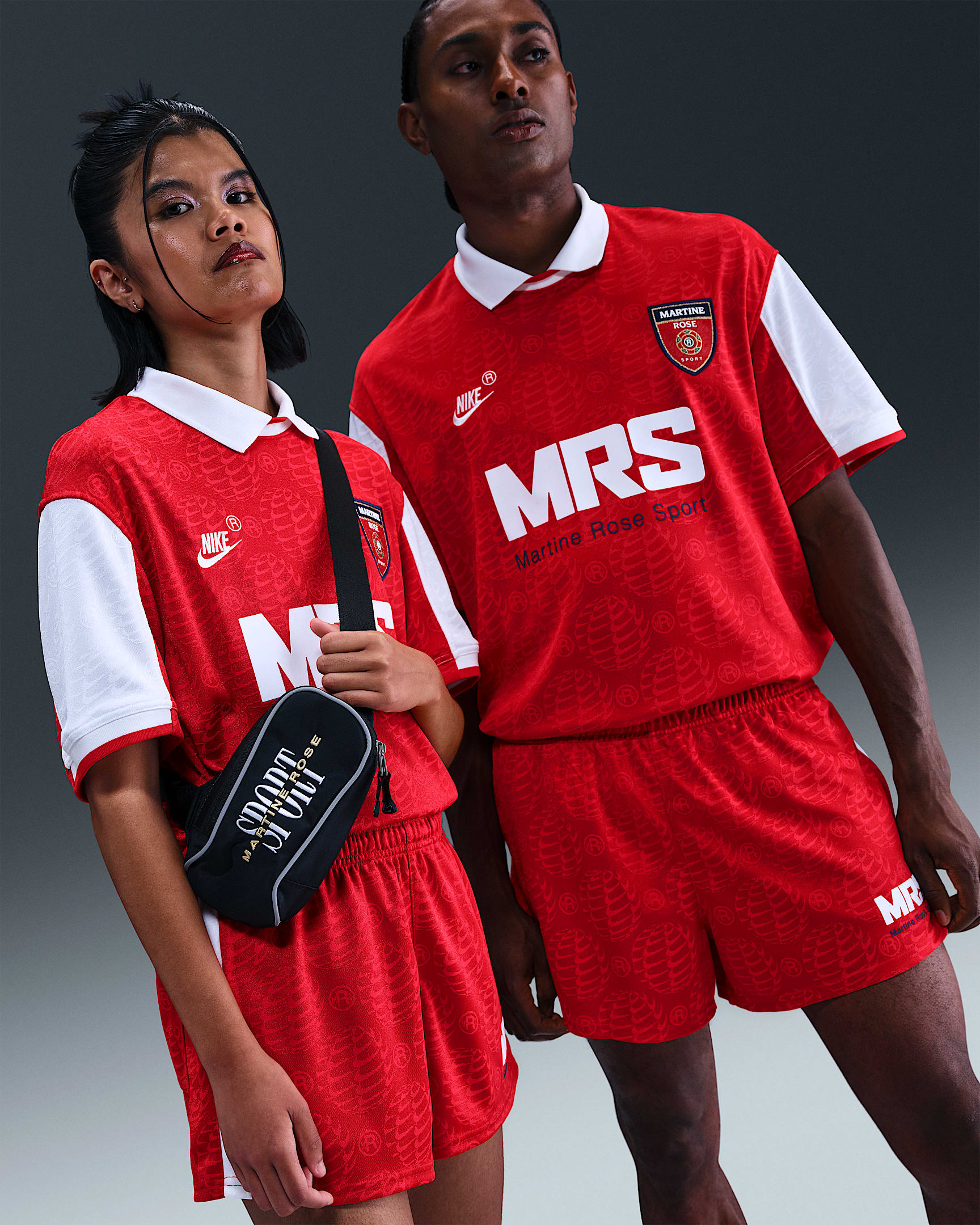 Nike x Martine Rose Sport 男子球衣 - 大学红/白色