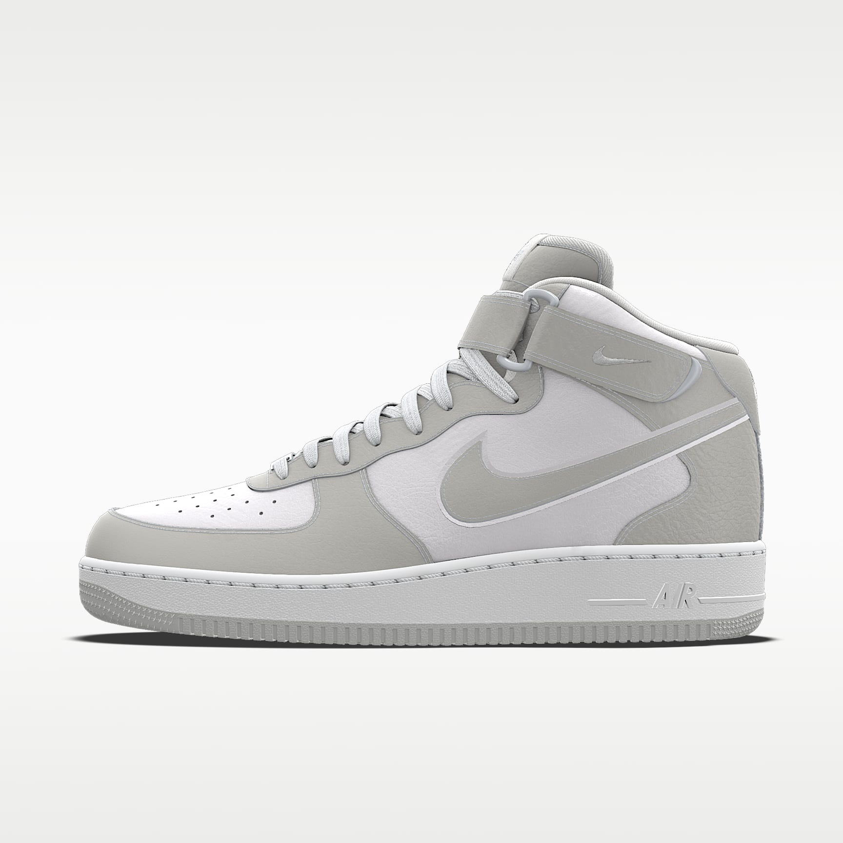 Nike Air Force 1 Mid By You 专属定制女子运动鞋 - 多色/多色/多色