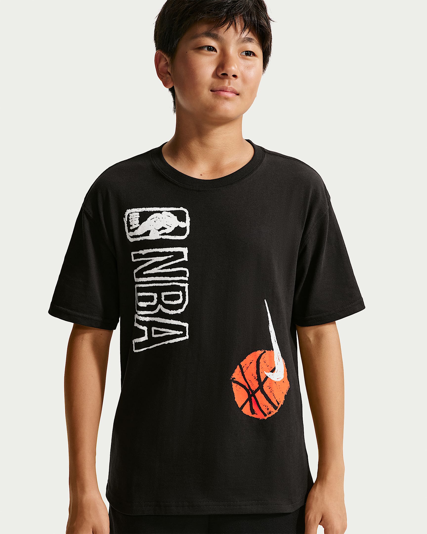 Team 31 Nike NBA 大童(男孩)短袖T恤 - 黑