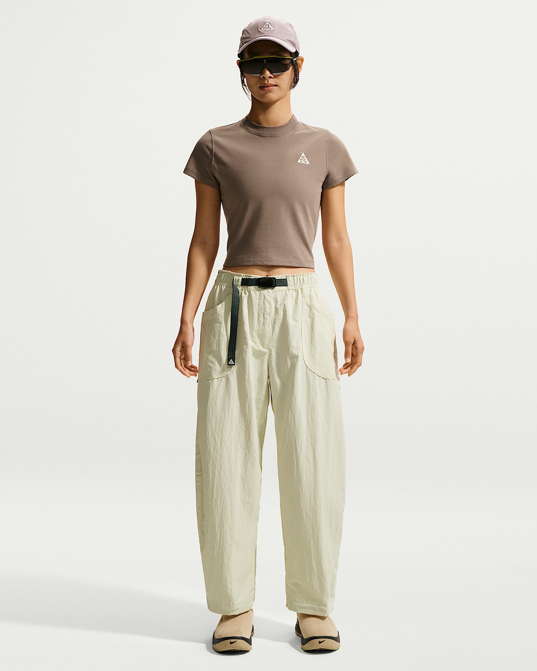 Nike ACG "Dolomiti" 女子拒水九分裤 - 海玻璃色/黑云衫绿/黑/山峰白