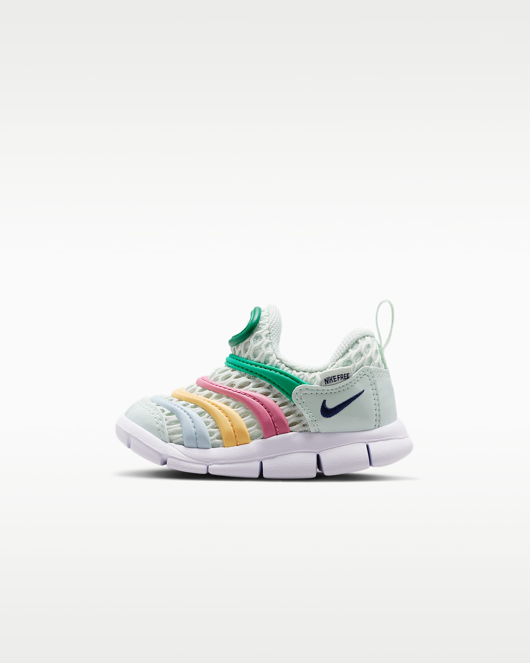 Nike Dynamo Free 2 耐克毛毛虫婴童运动鞋 - 微绿/孔雀绿/清透翠绿/深藏青