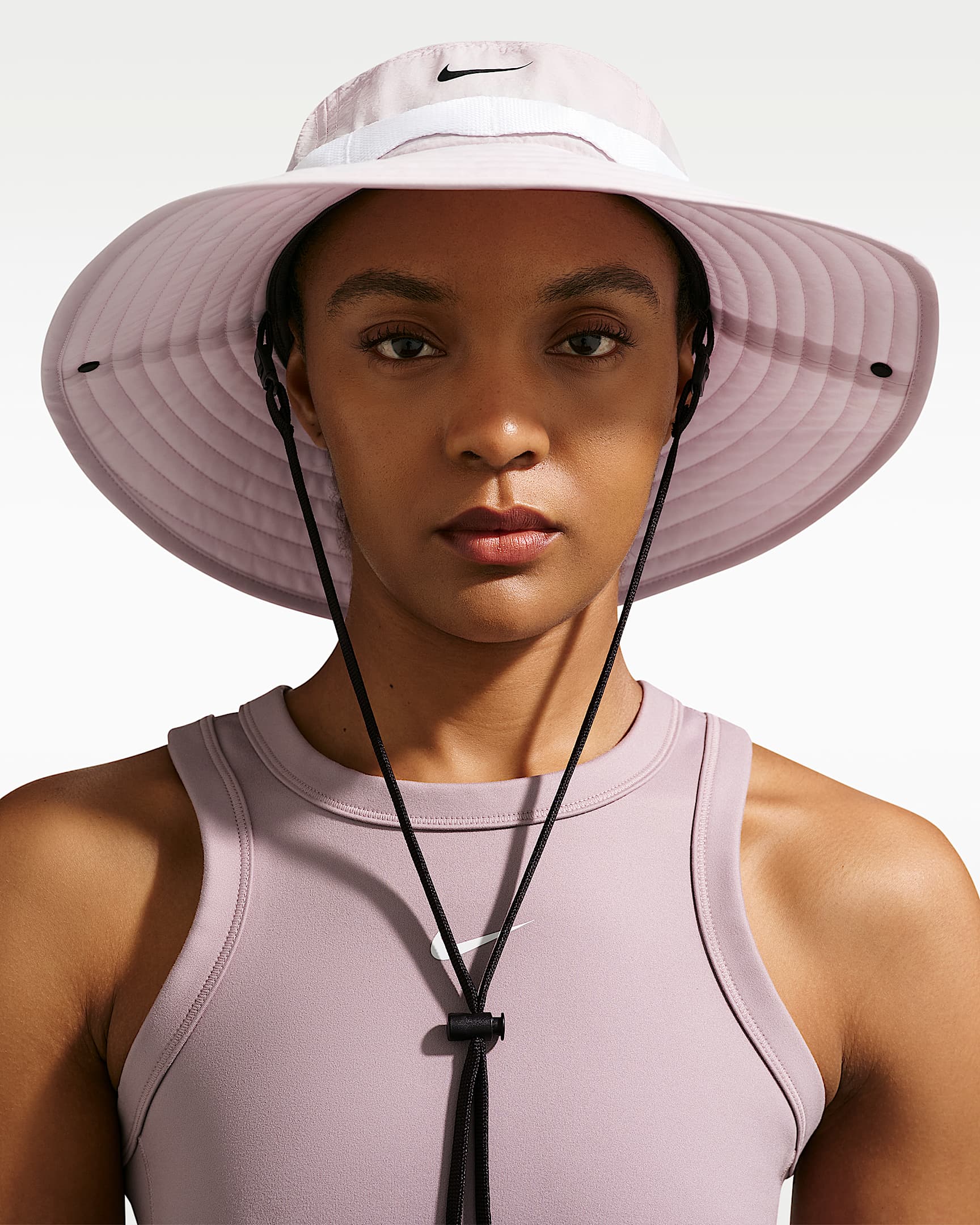 Nike Apex Dri-FIT 速干渔夫运动帽 - 灰紫/煤黑/黑