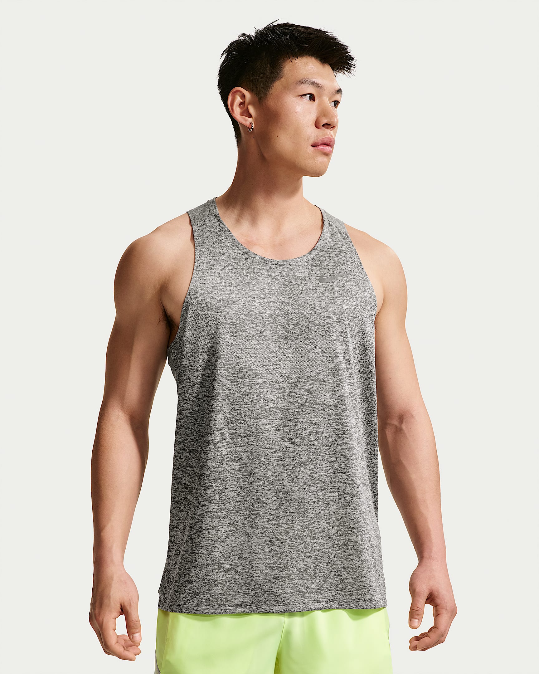 Nike Stride Dri-FIT ADV 男子速干跑步背心 - 烟灰/调色