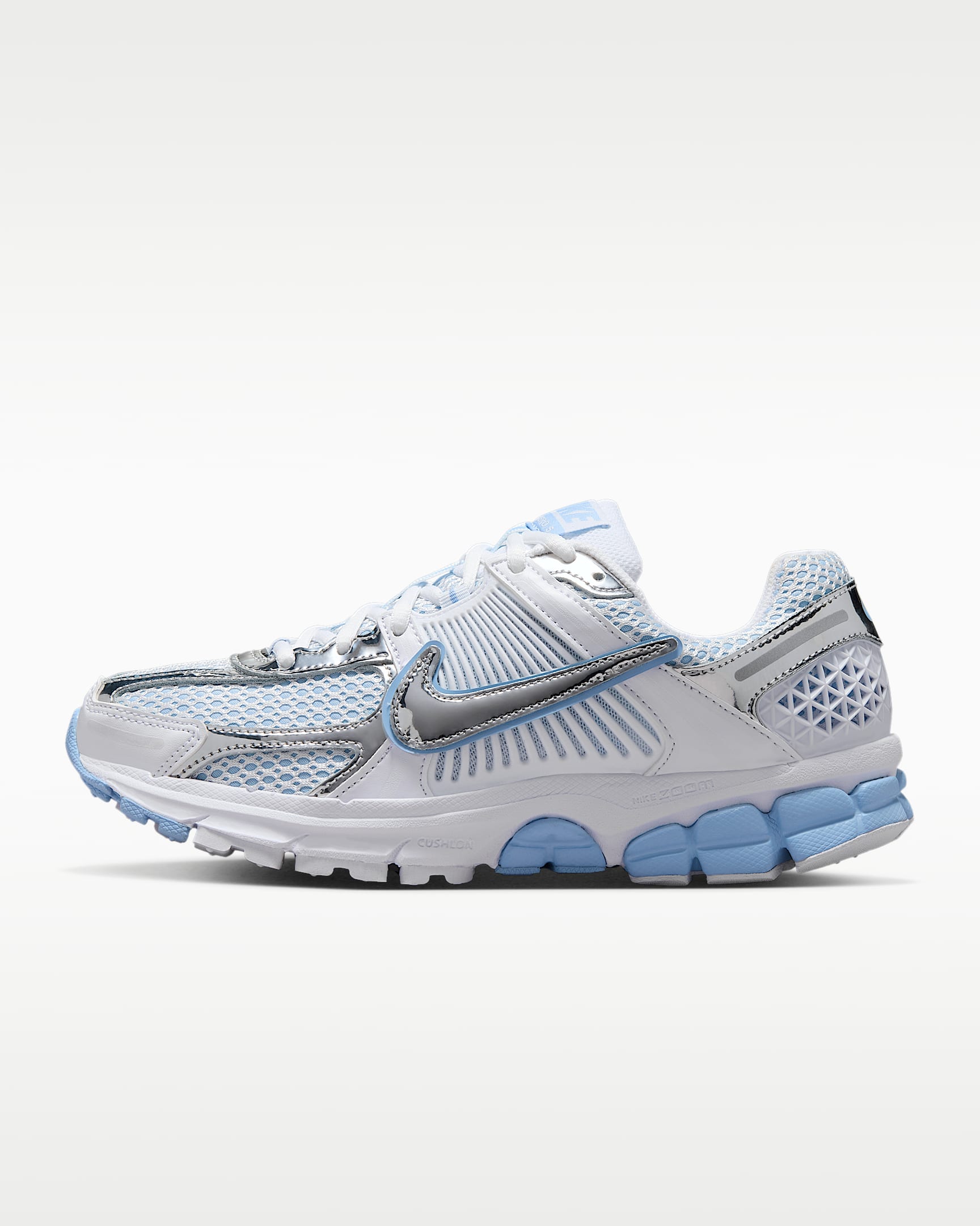 Nike Zoom Vomero 5 耐克迈柔女子运动鞋 - 白色/铝蓝/足球灰/金属银