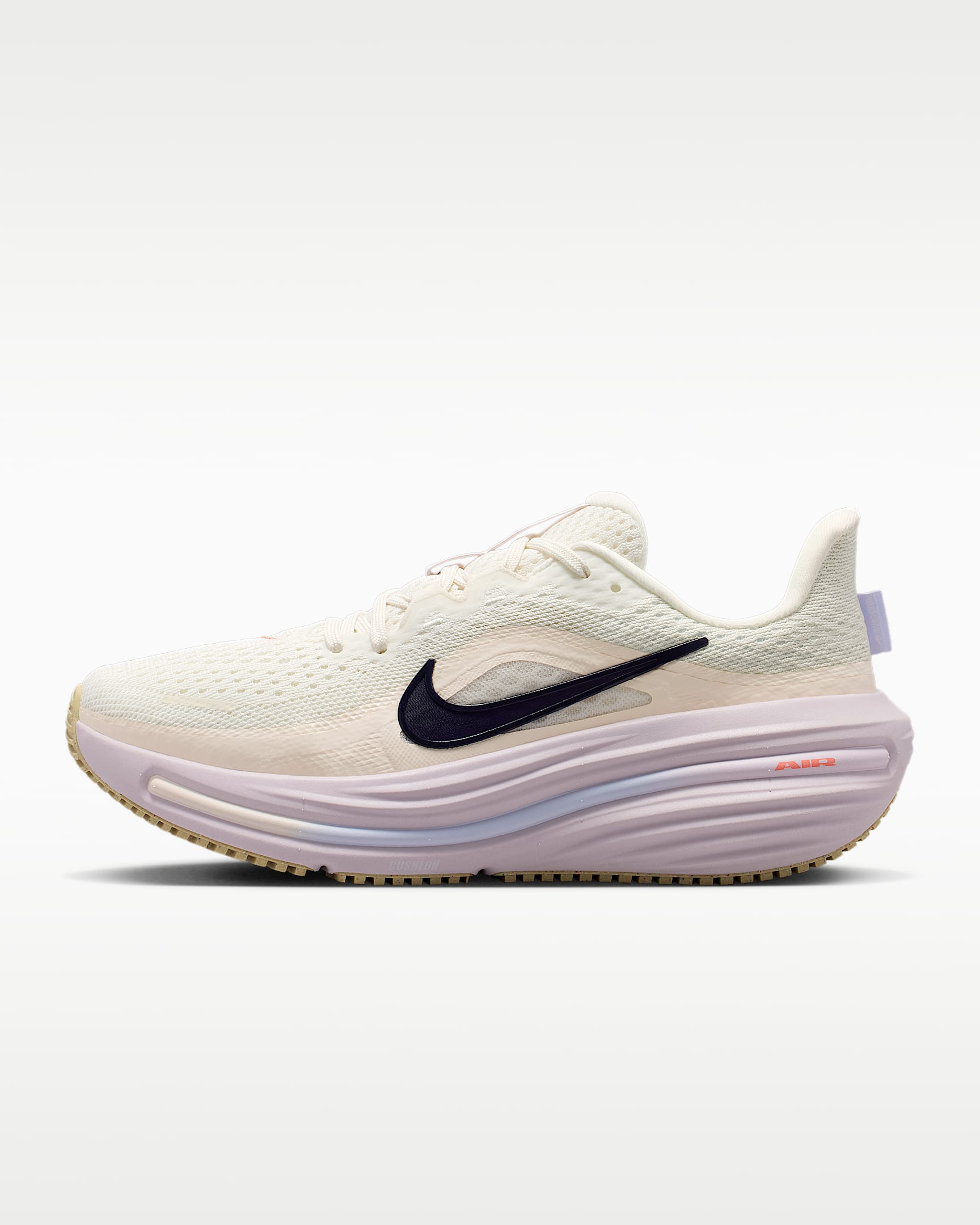 Nike Winflo 12 女子公路跑步鞋 - 帆白/浅紫丁香色/黄绿/王朝紫