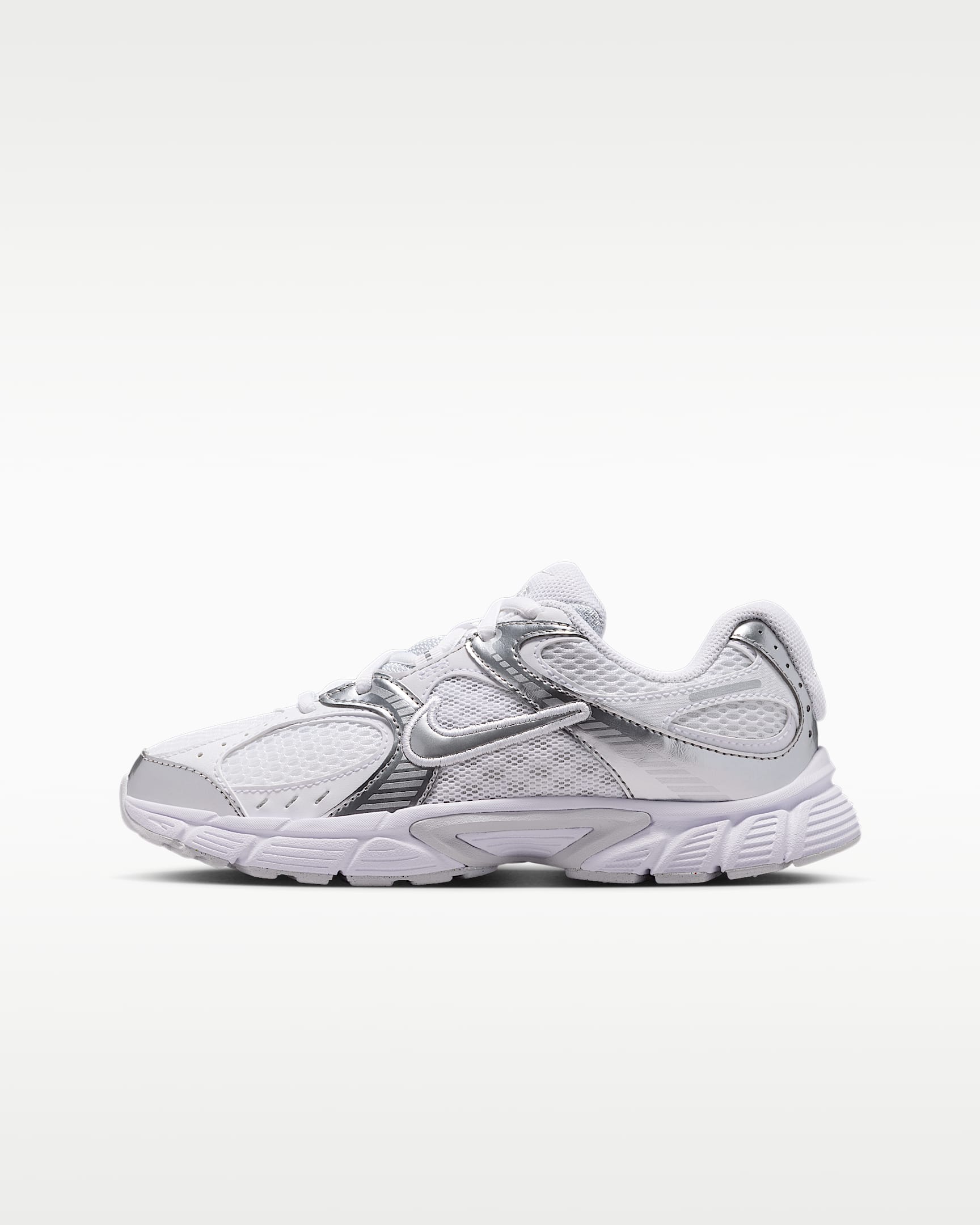 Nike V5 RNR 大童运动鞋 - 白色/白金色/白色/金属银