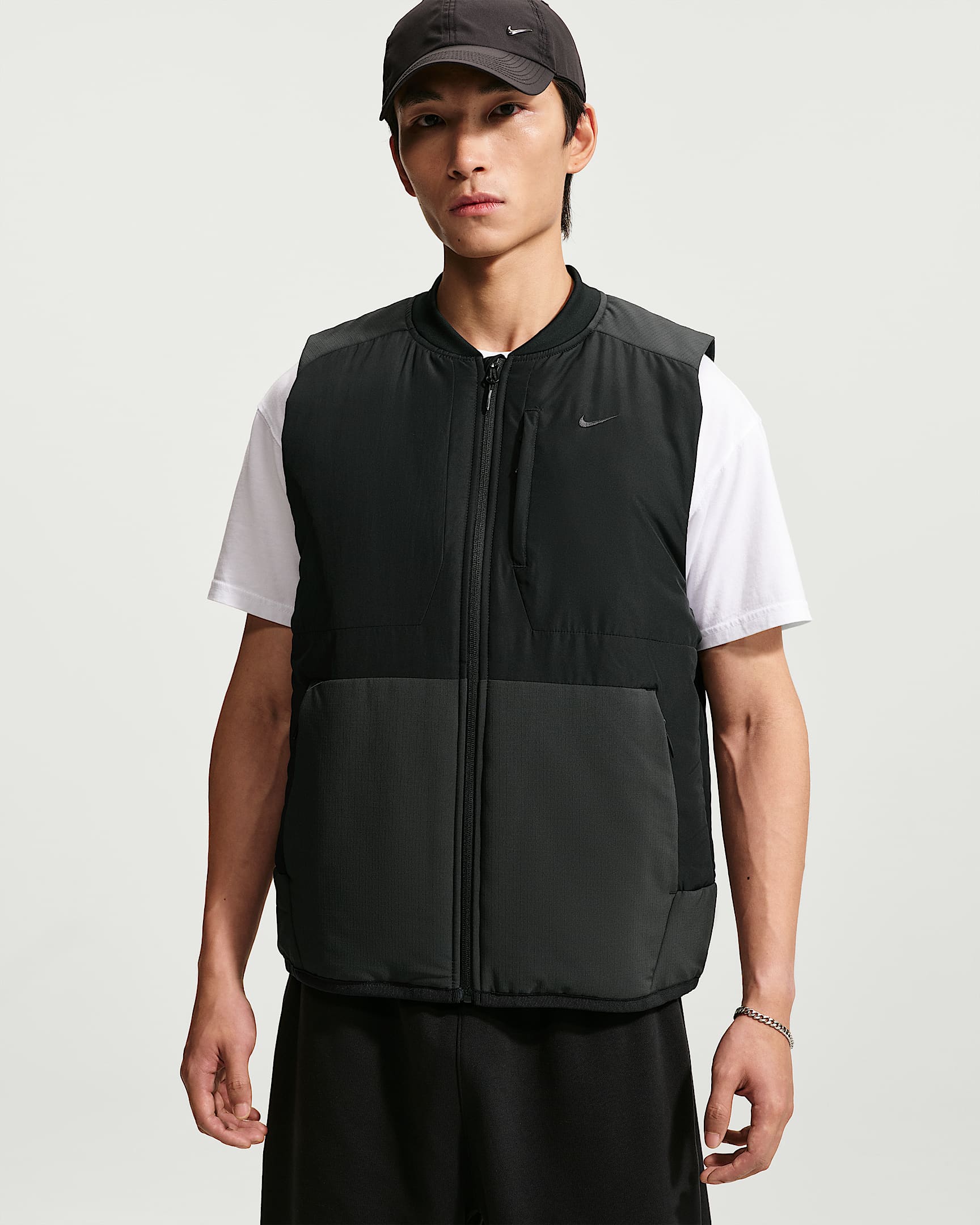 Nike Unlimited Therma-FIT 男子训练马甲 - 黑/黑/黑