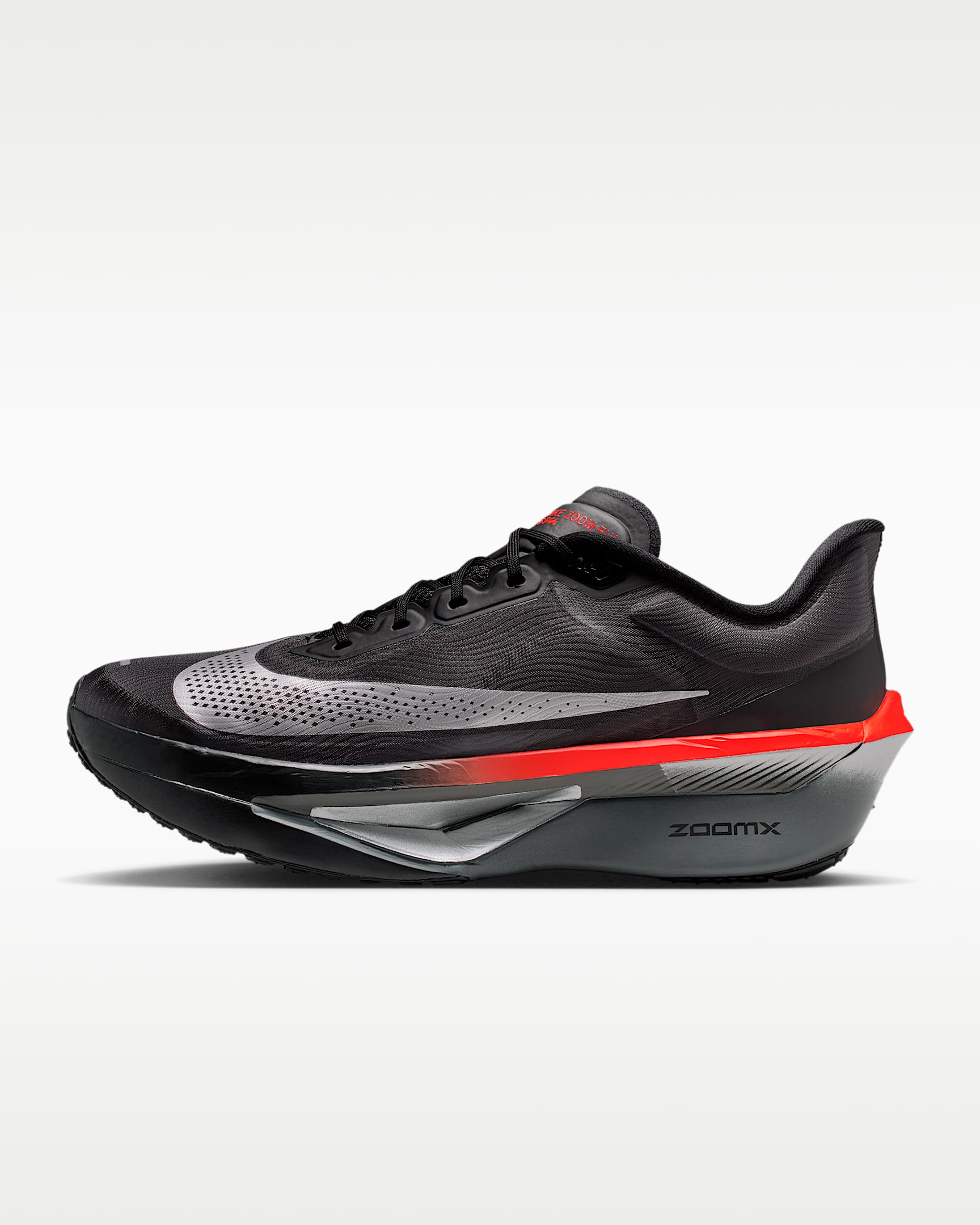 Nike Zoom Fly 6 男子公路竞速跑步鞋 - 黑/亮深红/狼灰/金属银