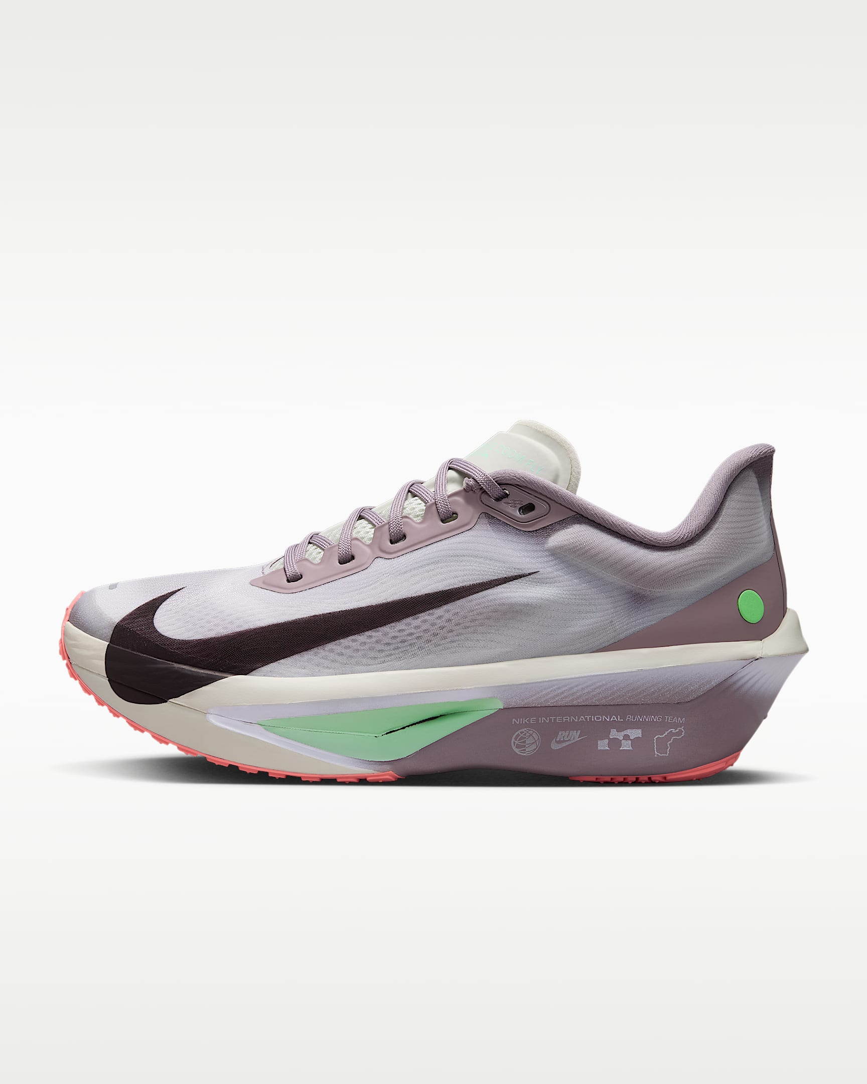 Nike Zoom Fly 6 女子公路竞速跑步鞋 - 浅矿石紫/海玻璃色/北极绿/巴洛克棕