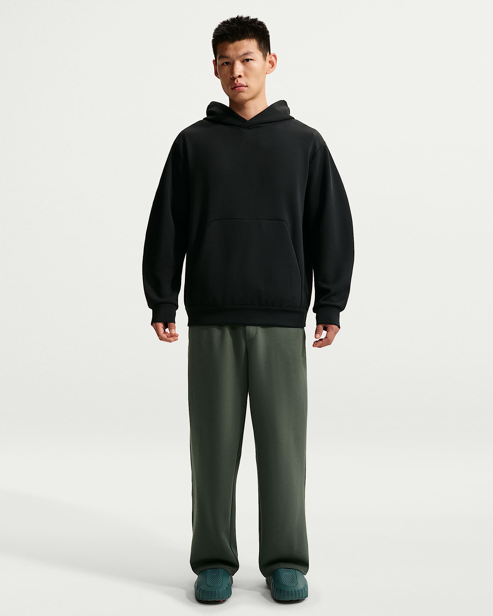 Nike 24.7 ImpossiblySoft Dri-FIT 超感柔软男子速干直筒长裤 - 迷彩绿/黑/户外绿