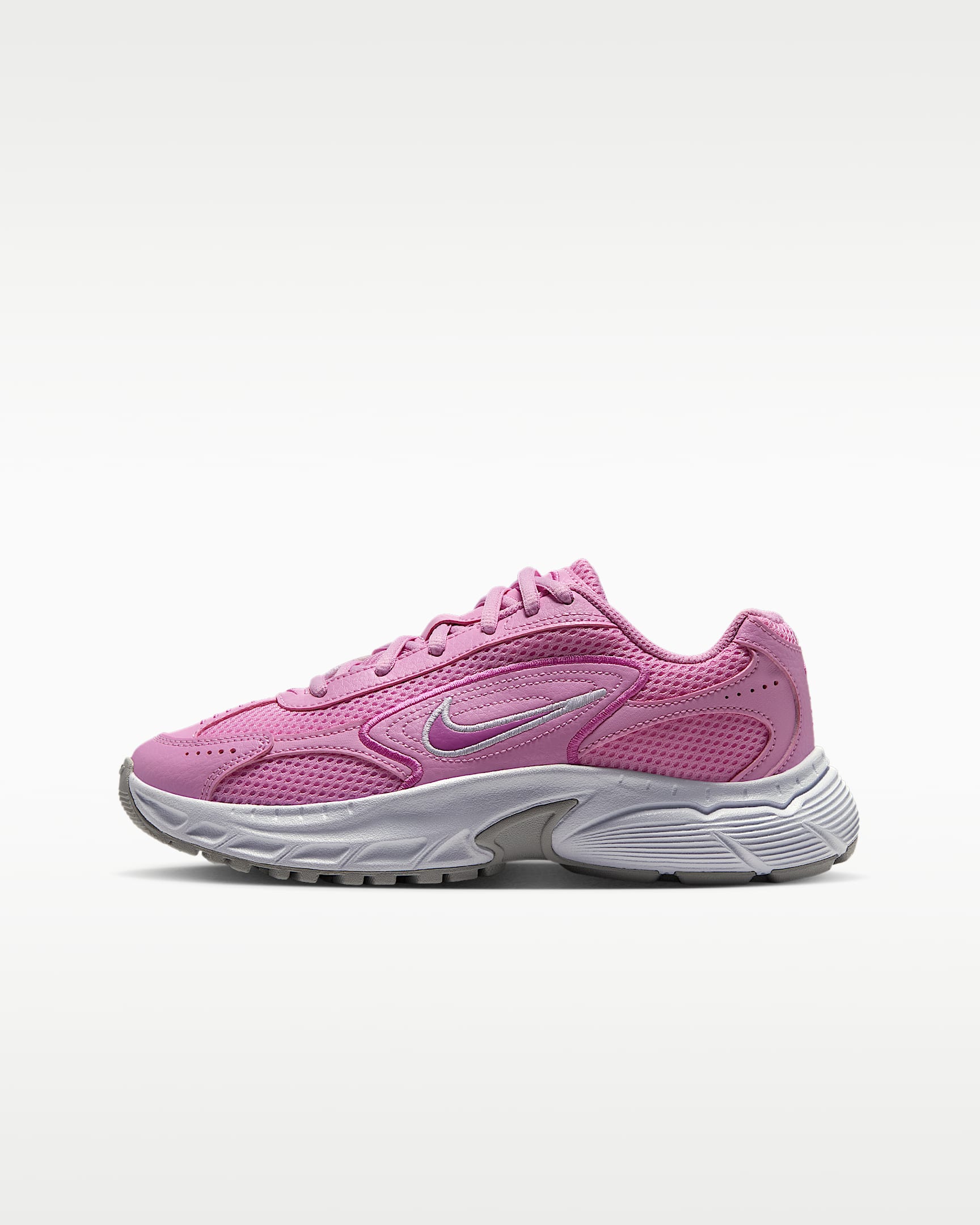 Nike Stratos Shift 2000 大童运动鞋 - 上升粉/白色/白金色/俏皮粉