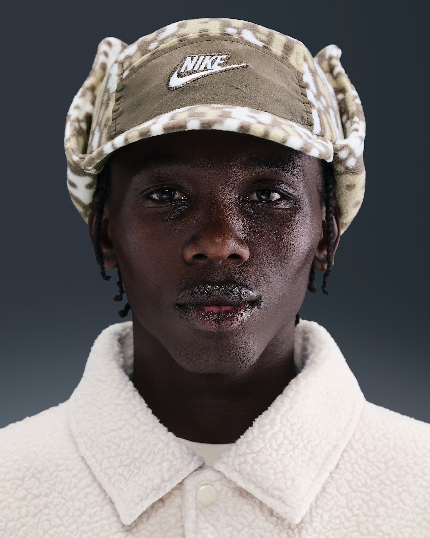 Nike Fly 摇粒绒软顶户外运动帽 - 洞穴石色/沙漠卡其/帆白/白色