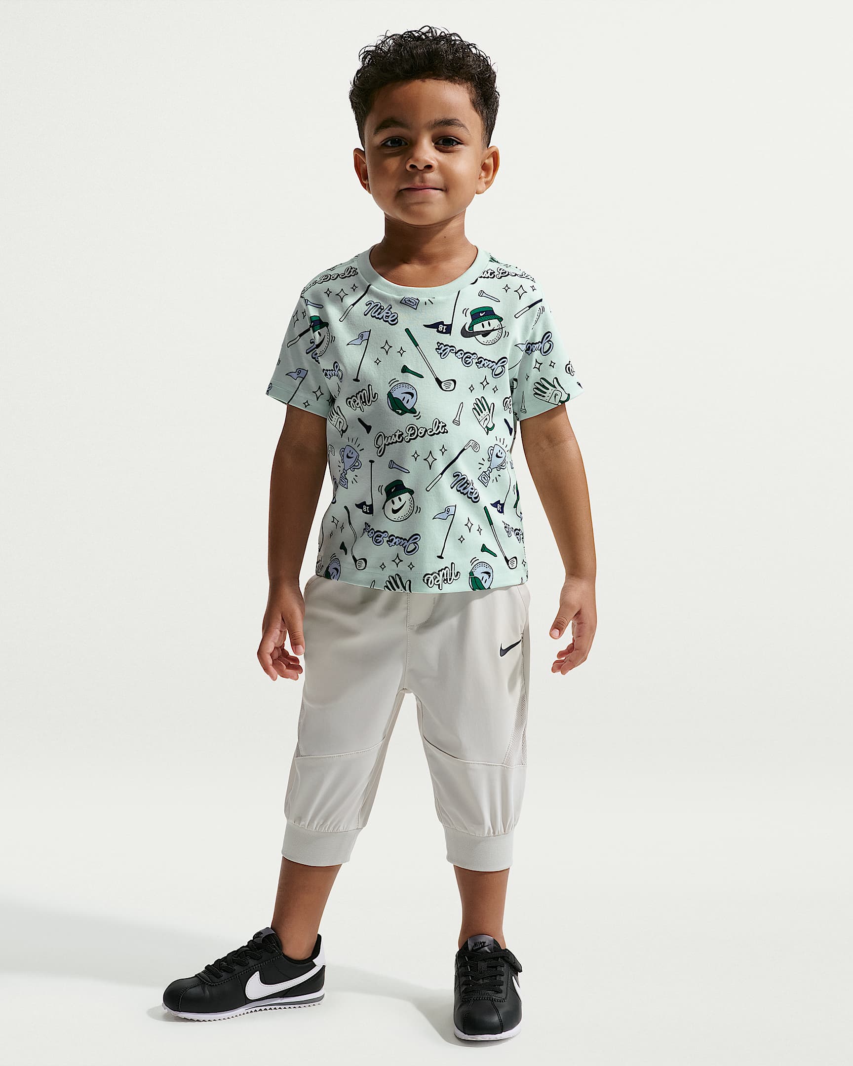 Nike 婴童梭织七分裤 - 浅骨色