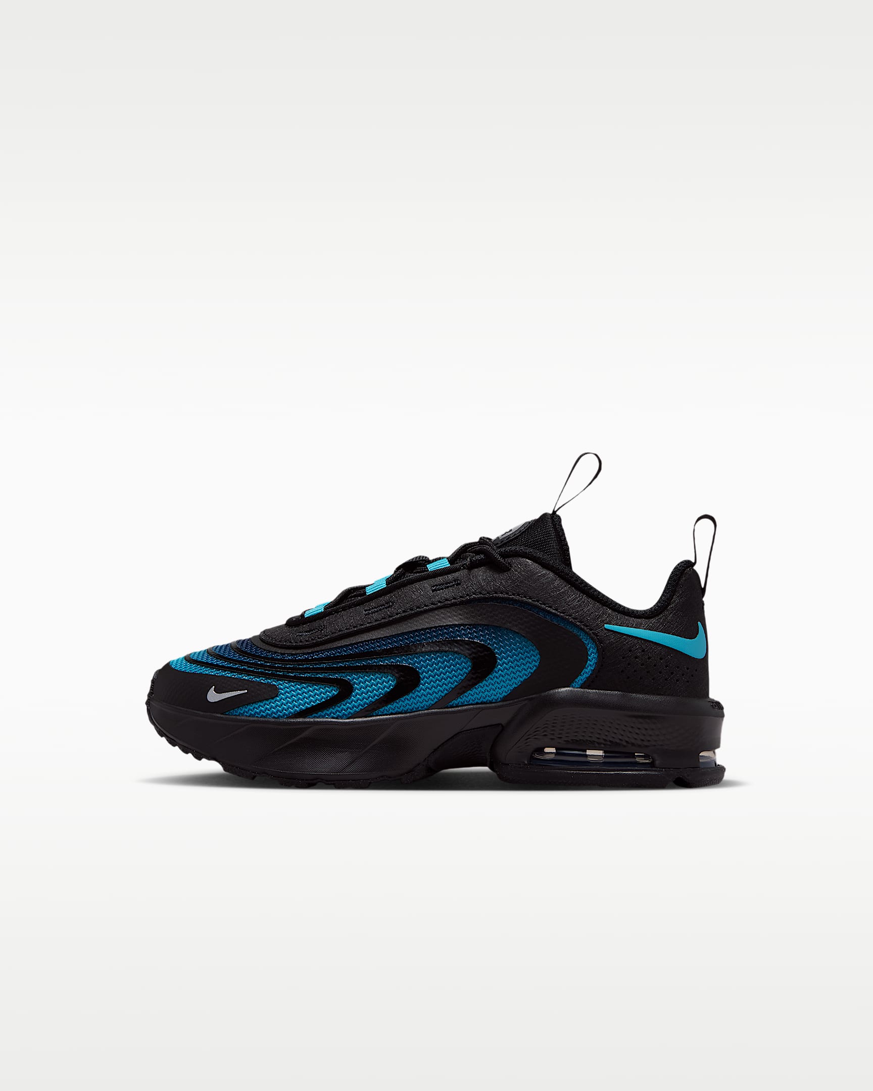 Nike Air Max Fire 幼童运动鞋 - 黑/金属银/伽马蓝