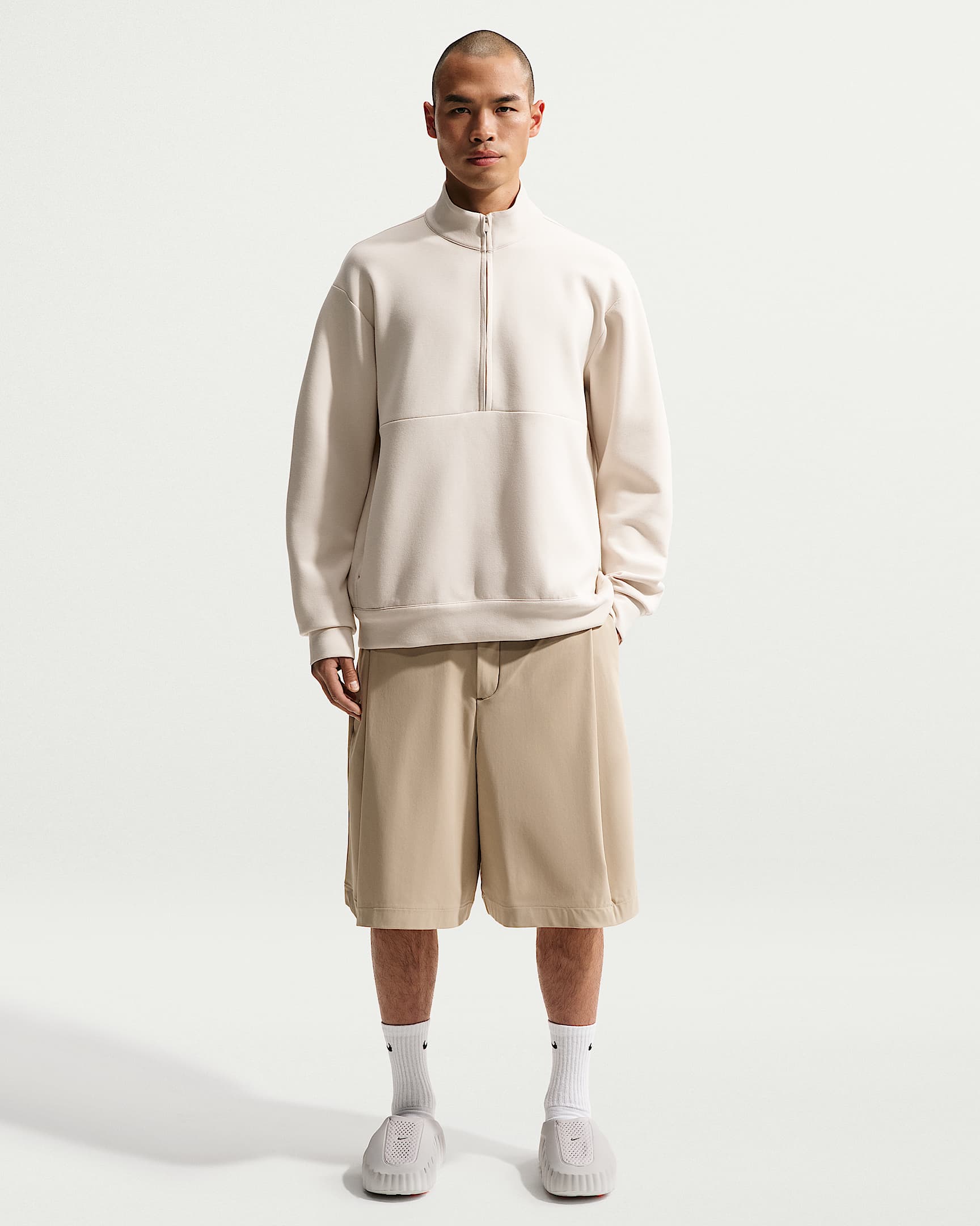 Nike 24.7 PerfectStretch Dri-FIT UV 无界弹韧男子防晒速干短裤 - 沙漠卡其/帆白/卡其