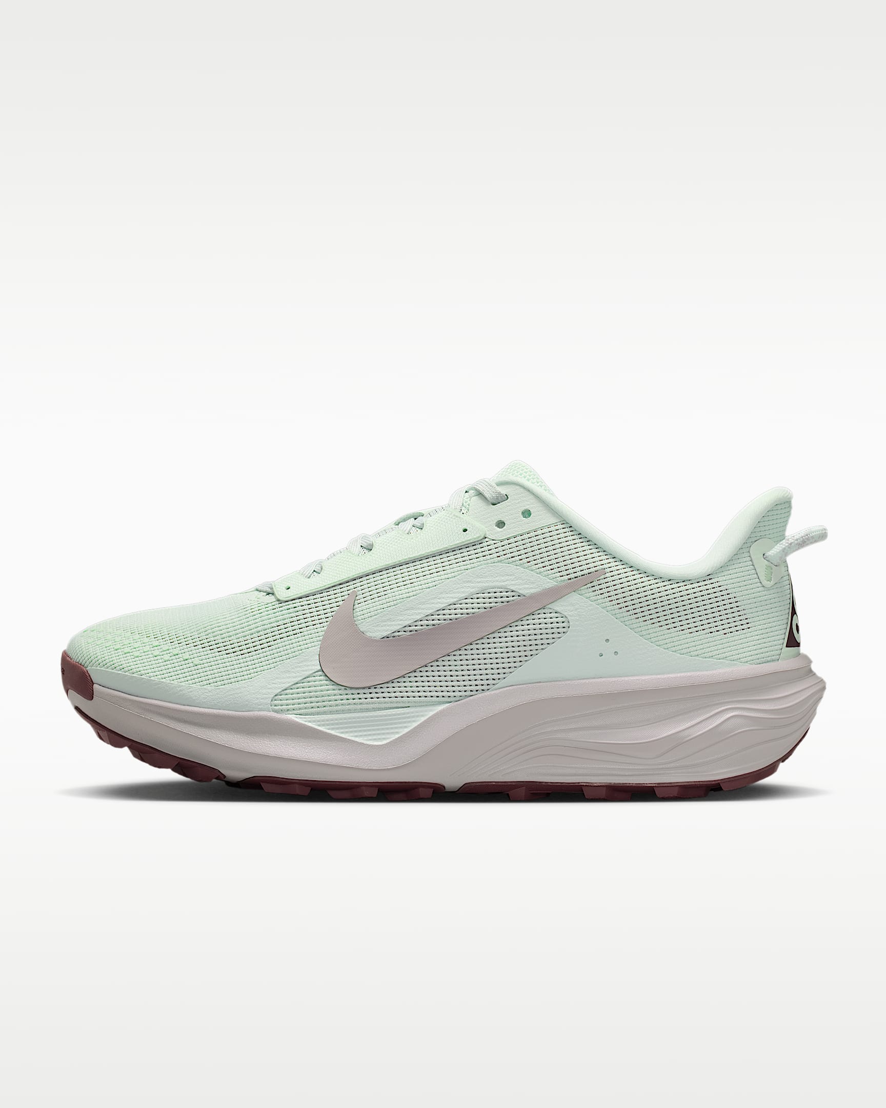 Nike ACG Pegasus Trail 耐克飞马女子越野跑步鞋 - 微绿/浅骨色/图腾黑紫/银紫