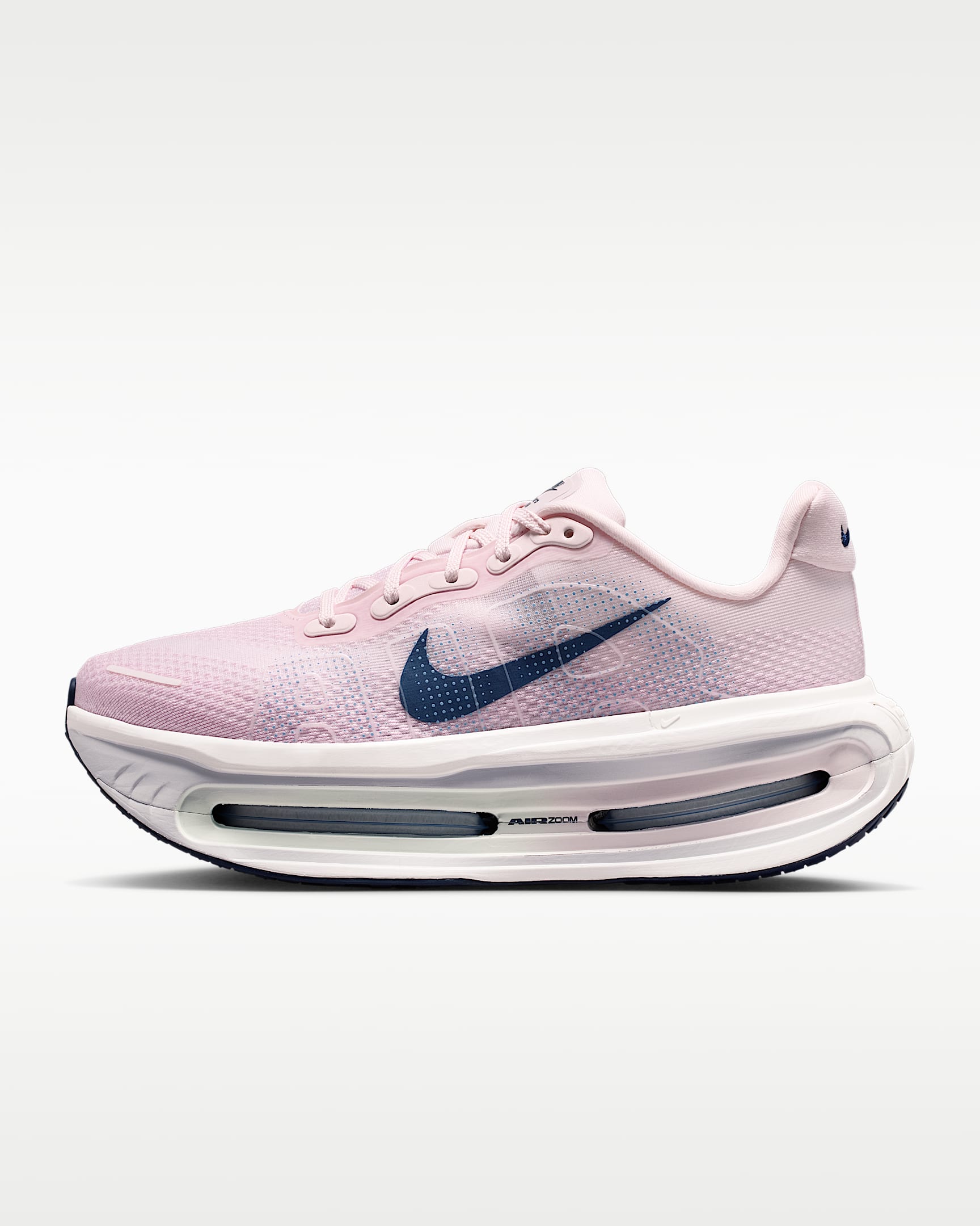 Nike Vomero Premium 耐克顶级迈柔女子公路跑步鞋 - 珍珠粉/白色/微绿/深藏青