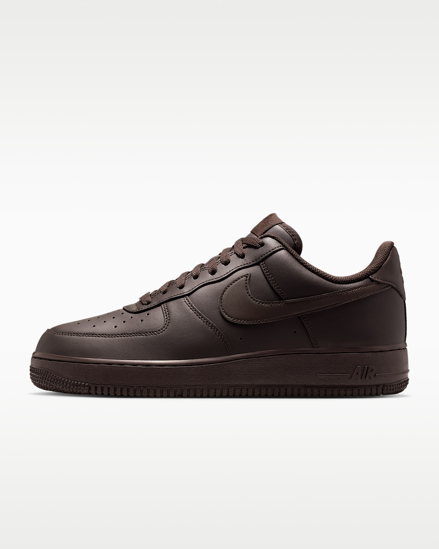 Nike Air Force 1 '07 男子空军一号运动鞋 - 丝绒棕/丝绒棕
