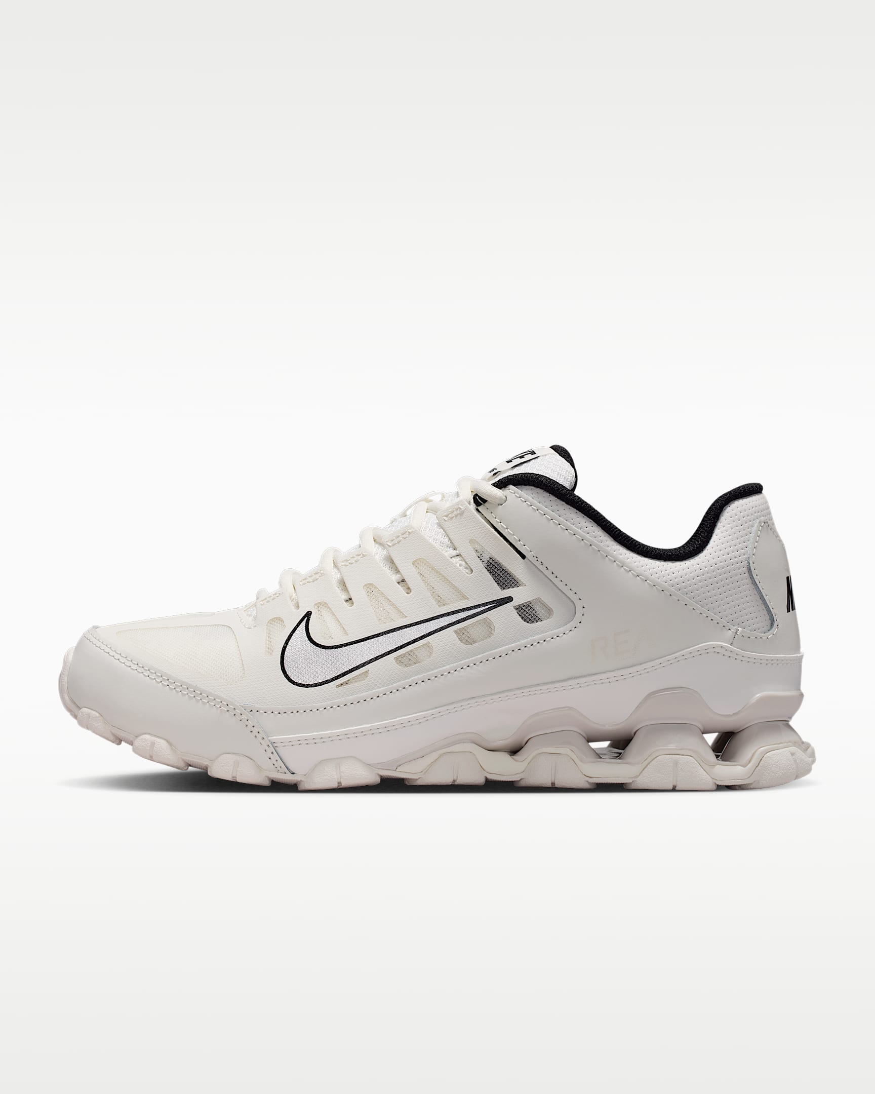 Nike Reax 8 TR 女子训练鞋 - 帆白/幻影灰白/黑/金属银