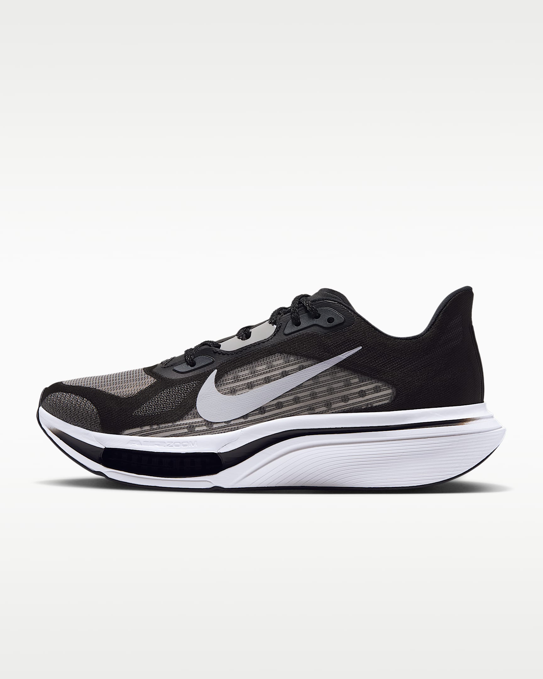 Nike Pegasus Plus 2 耐克超级飞马女子公路跑步鞋 - 黑/烟灰/白色