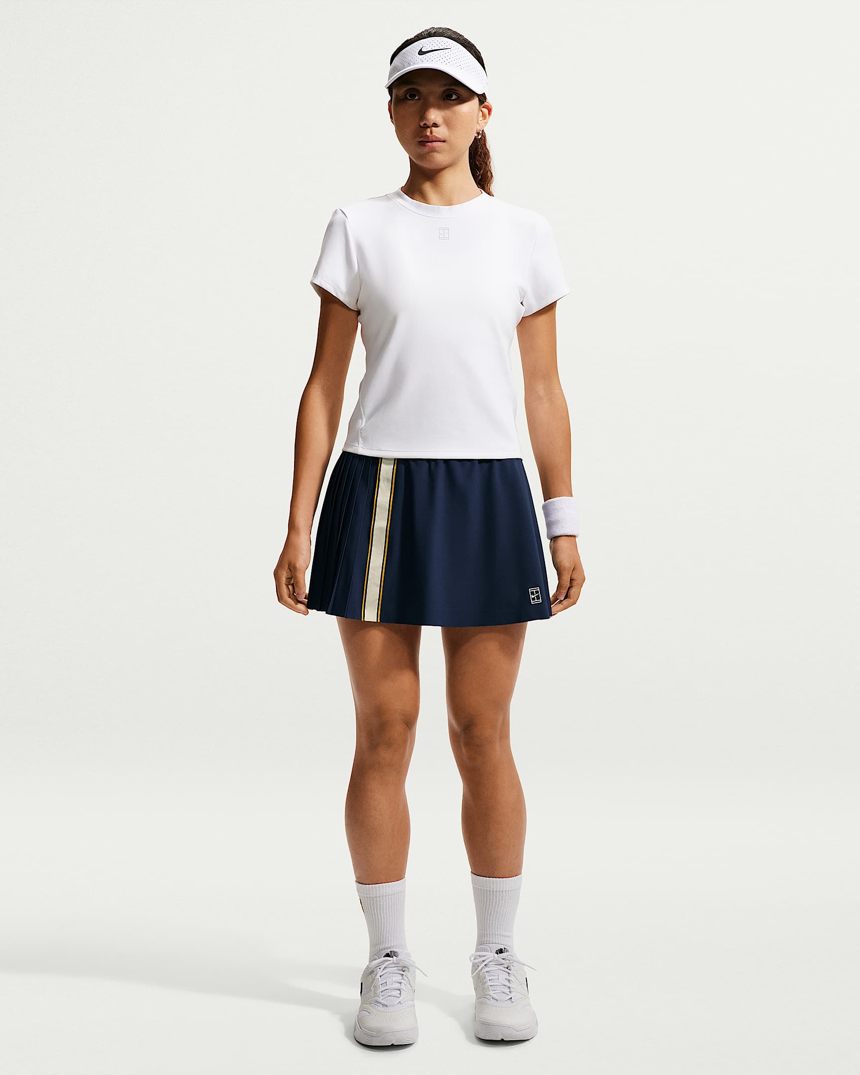 NikeCourt Slam Dri-FIT 女子速干网球半身裙 - 二元蓝