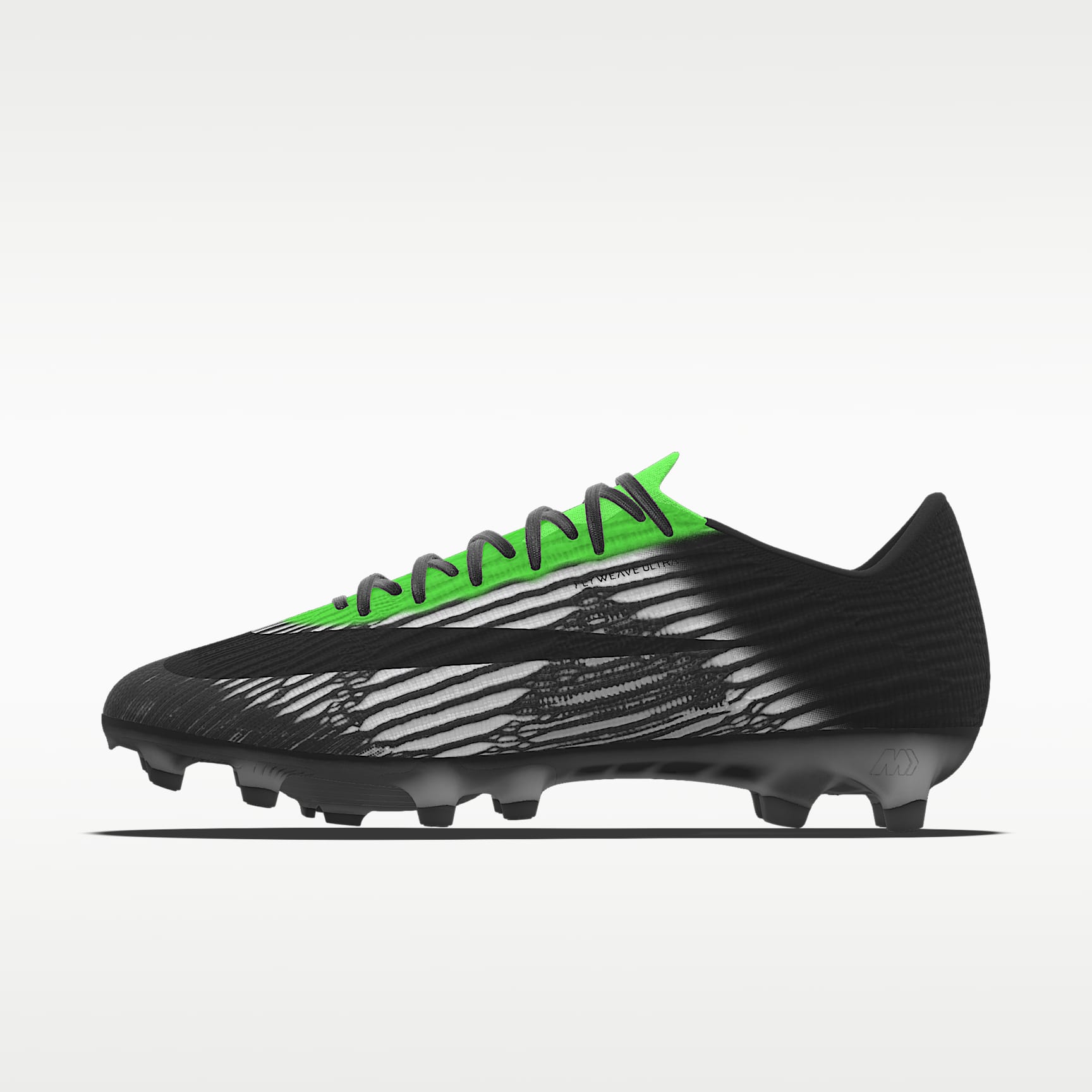 Nike Mercurial Superfly 11 Elite By You 专属定制 AG 人造草地低帮足球鞋 - 冲击绿/冲击绿
