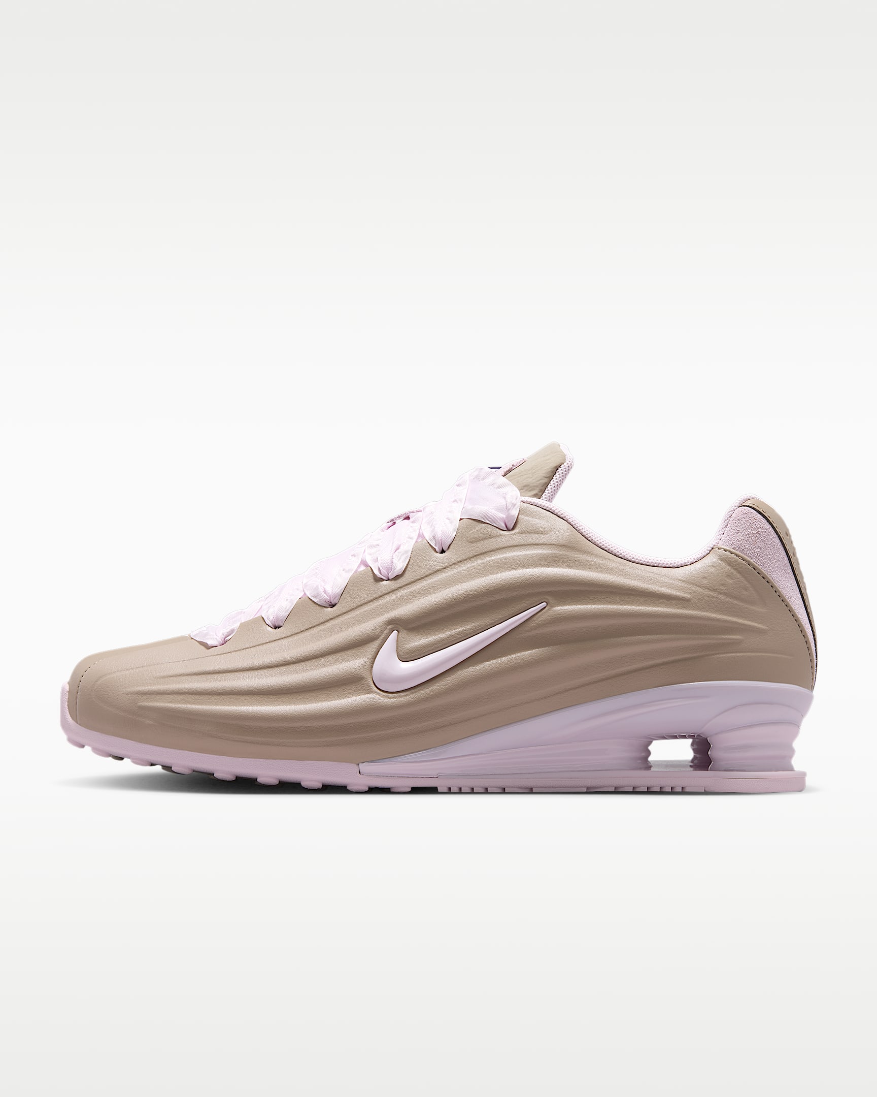 Nike Shox Z 女子气柱运动鞋 - 谜团石灰/浅紫丁香色
