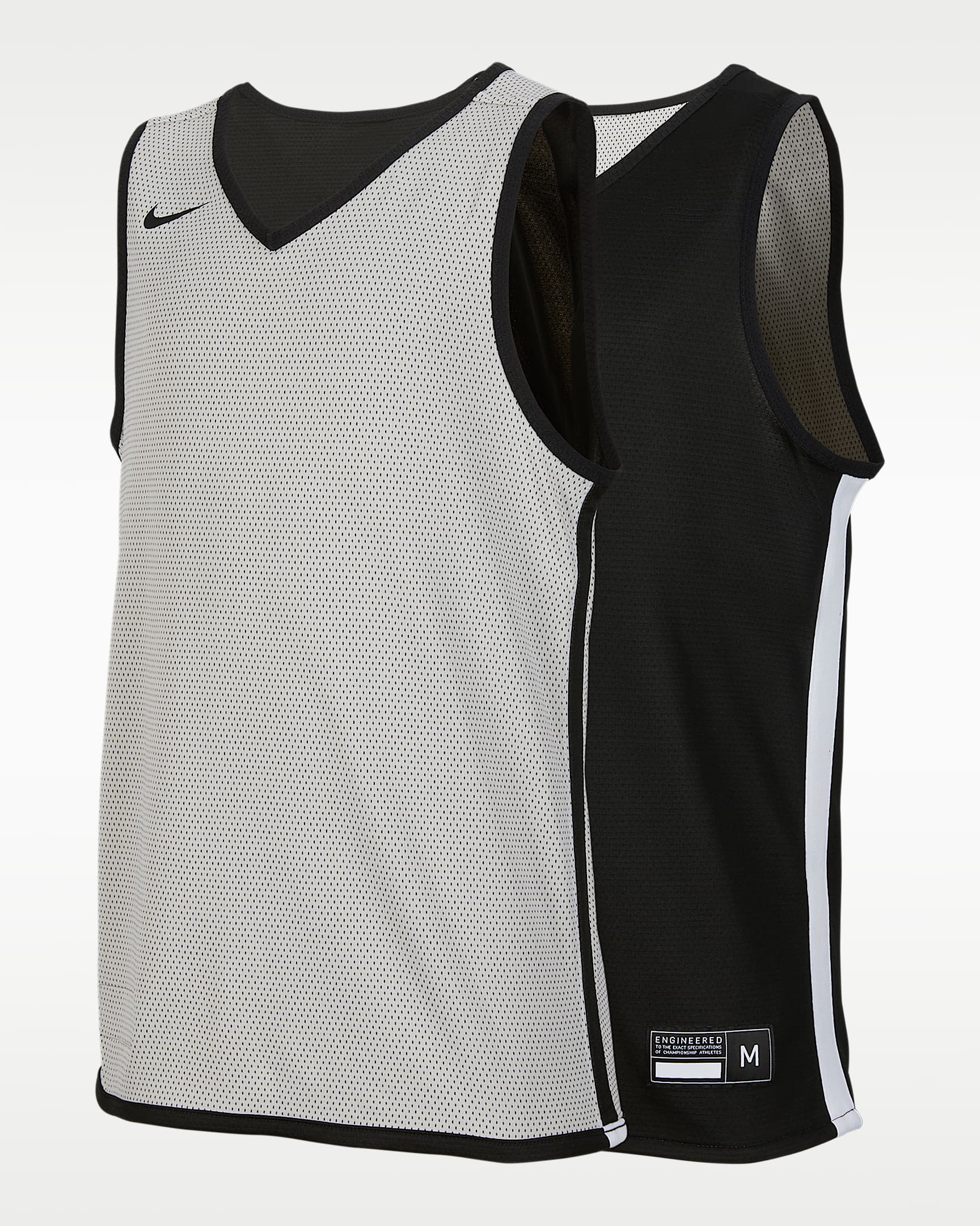 Nike 大童（男孩）训练双面穿球衣 - 黑