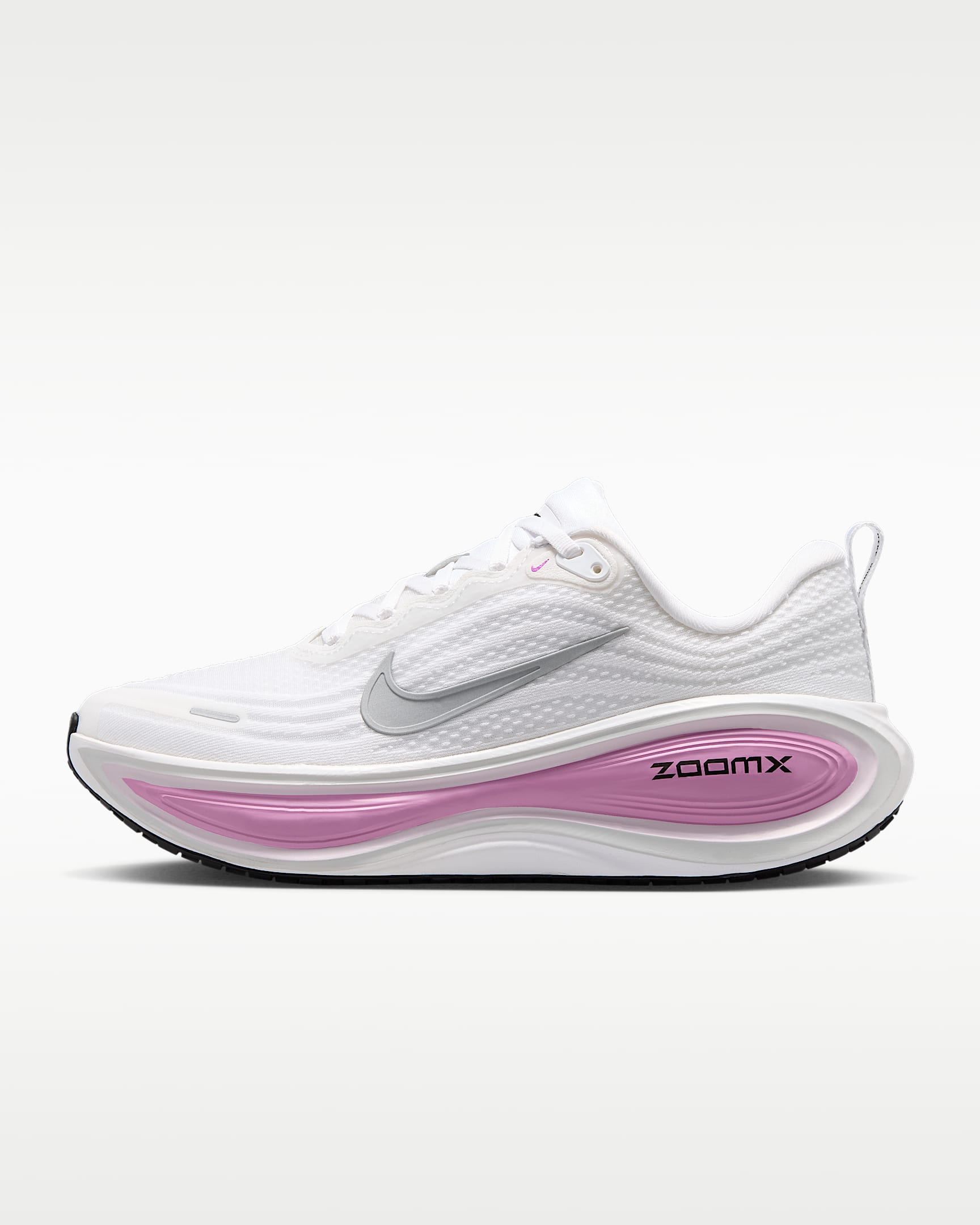 Nike Vomero Plus 耐克超级迈柔女子公路跑步鞋 - 白色/浅紫丁香色/山峰白/金属银