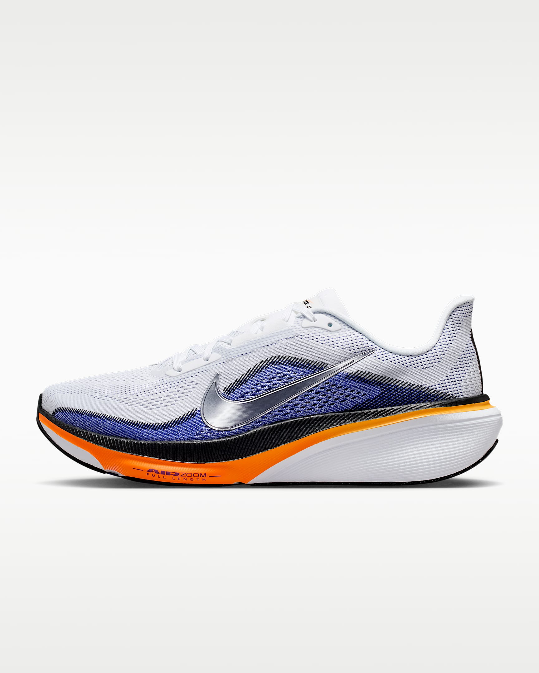 Nike Pegasus 42 耐克飞马男子公路跑步鞋 - 白色/青石蓝/荷兰橙/金属银