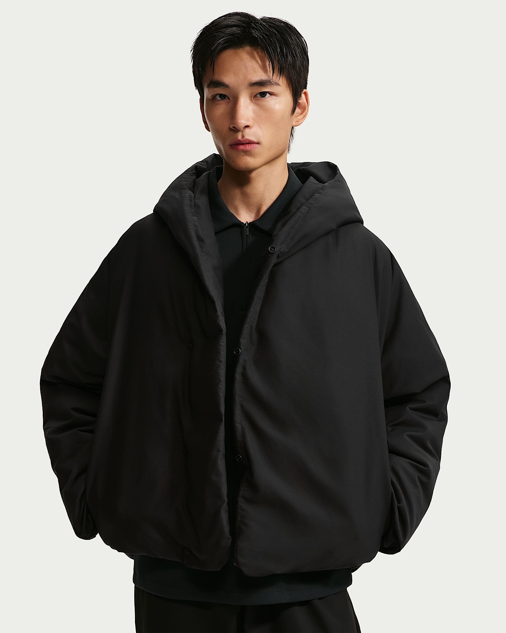 Nike 24.7 OuterCalm Therma-FIT 男子羽绒夹克 - 黑/暗烟灰