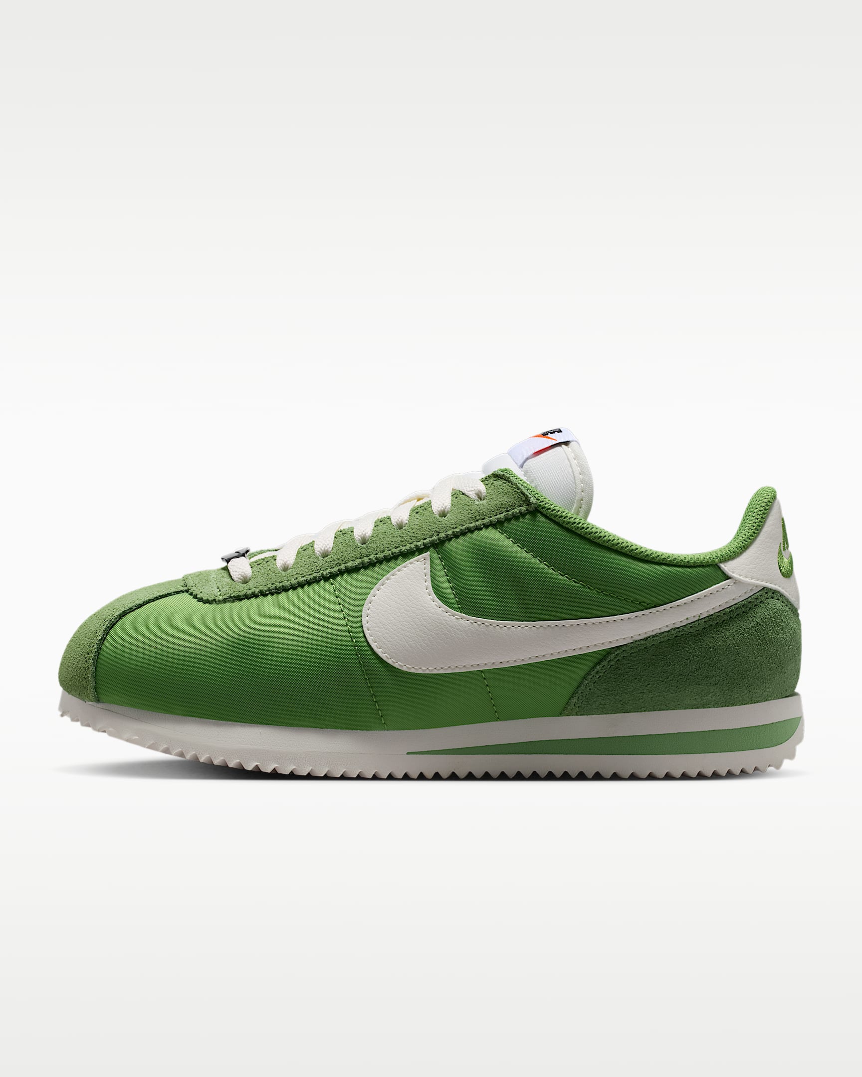 Nike Cortez Textile 郑钦文同款女子运动鞋 - 叶绿/安全橙/黑/帆白