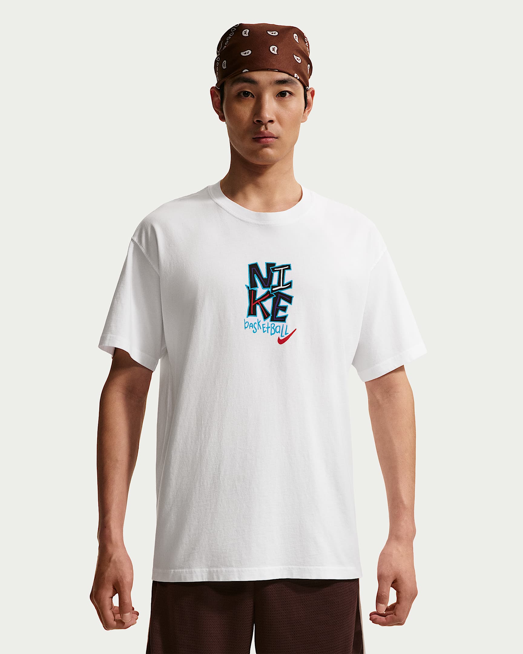 Nike 男子篮球T恤 - 白色